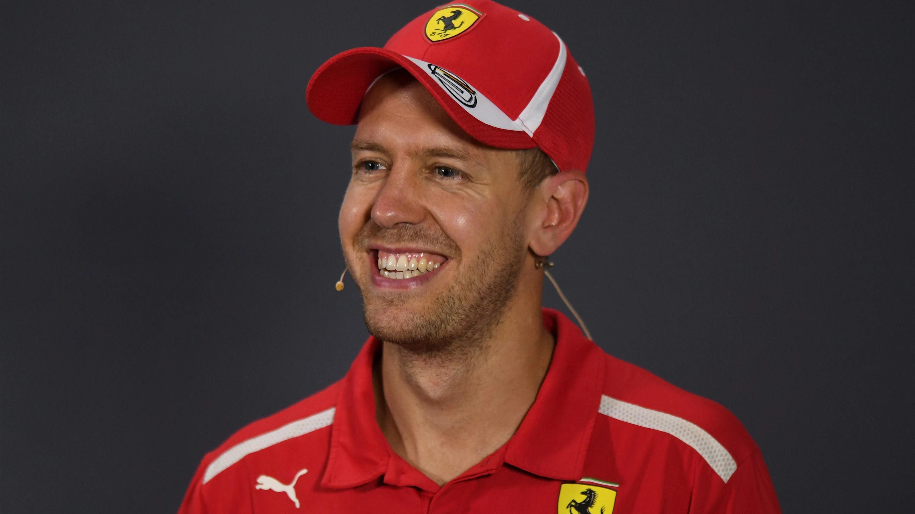 Sebastian Vettel, Ferrari in the Press Conference at Formula One World Championship, Rd16, Russian