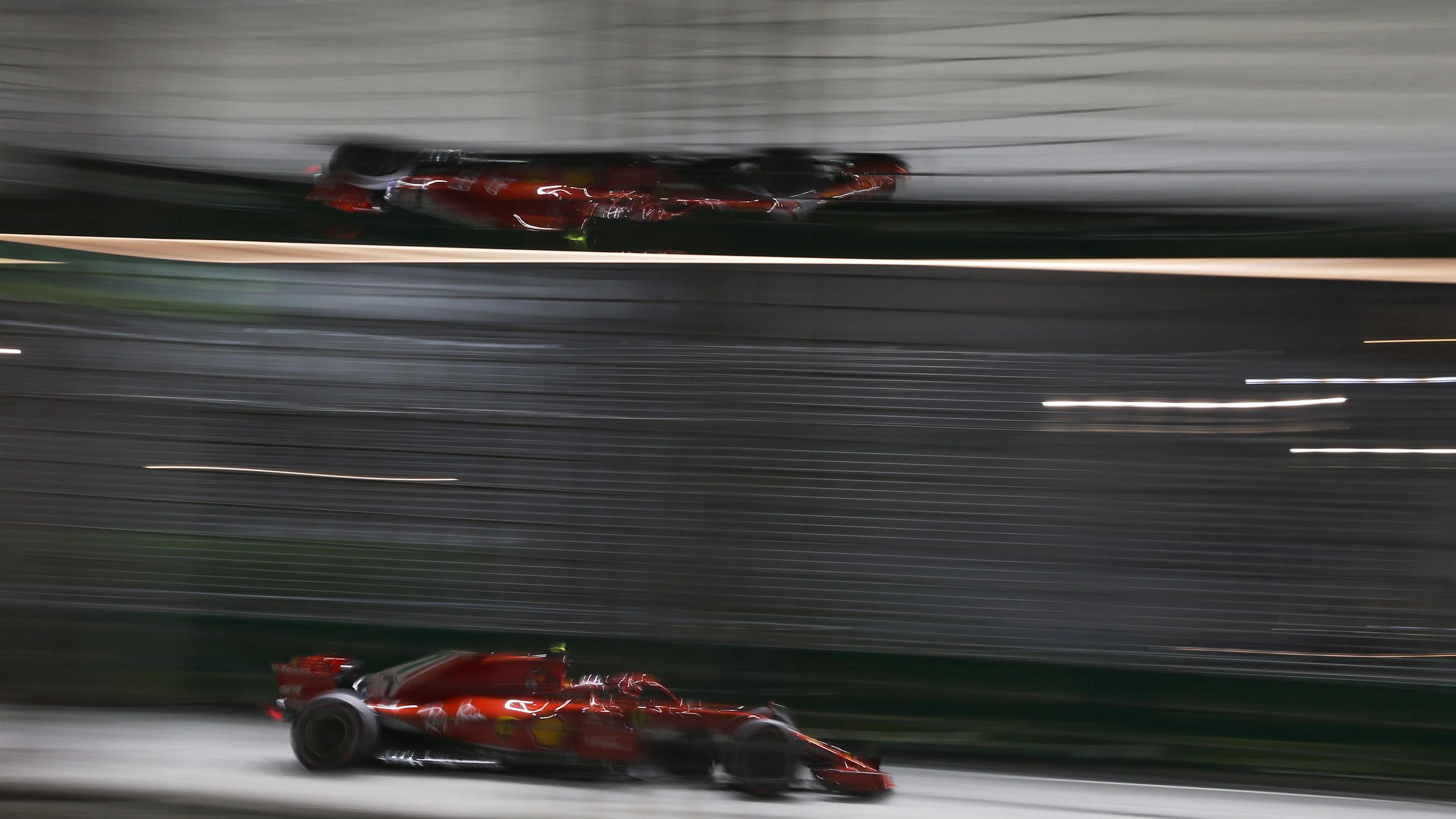 Kimi Raikkonen, Ferrari SF71H at Formula One World Championship, Rd15, Singapore Grand Prix, Race,