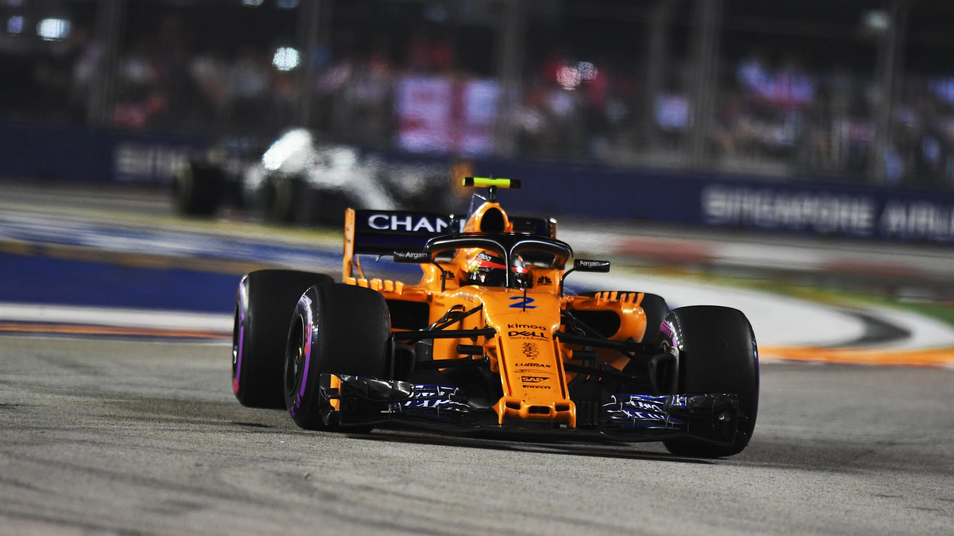 Stoffel Vandoorne, McLaren MCL33 at Formula One World Championship, Rd15, Singapore Grand Prix,