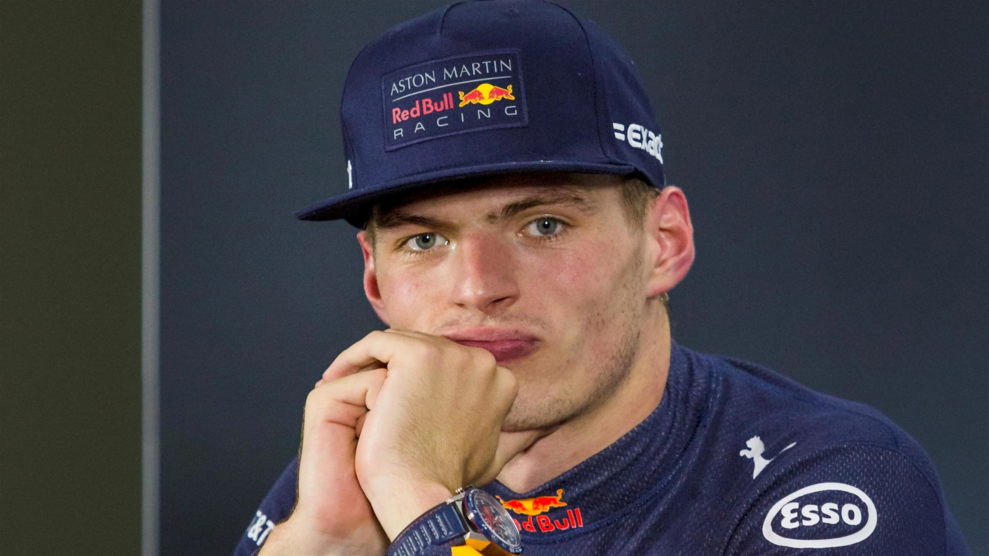 Max Verstappen, Red Bull Racing in the Press Conference at Formula One World Championship, Rd15,