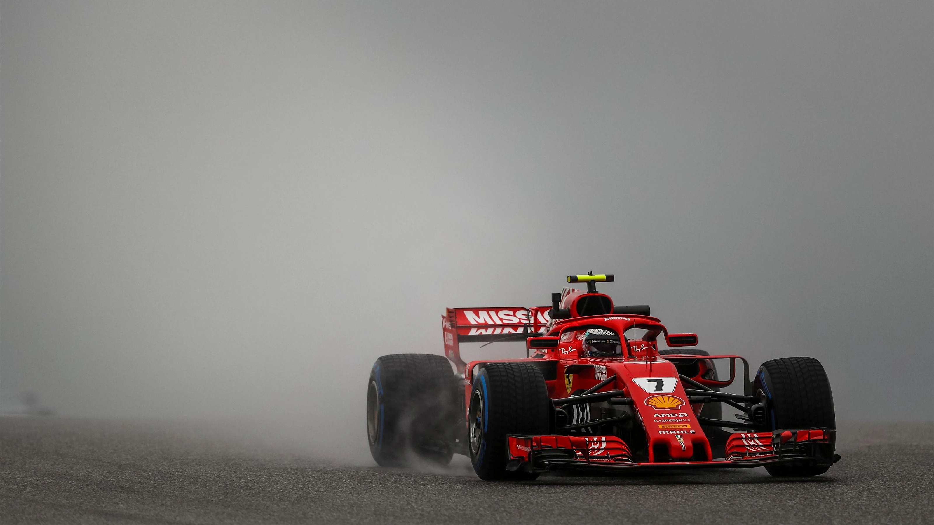 Kimi Raikkonen, Ferrari SF71H at Formula One World Championship, Rd18, United States Grand Prix,
