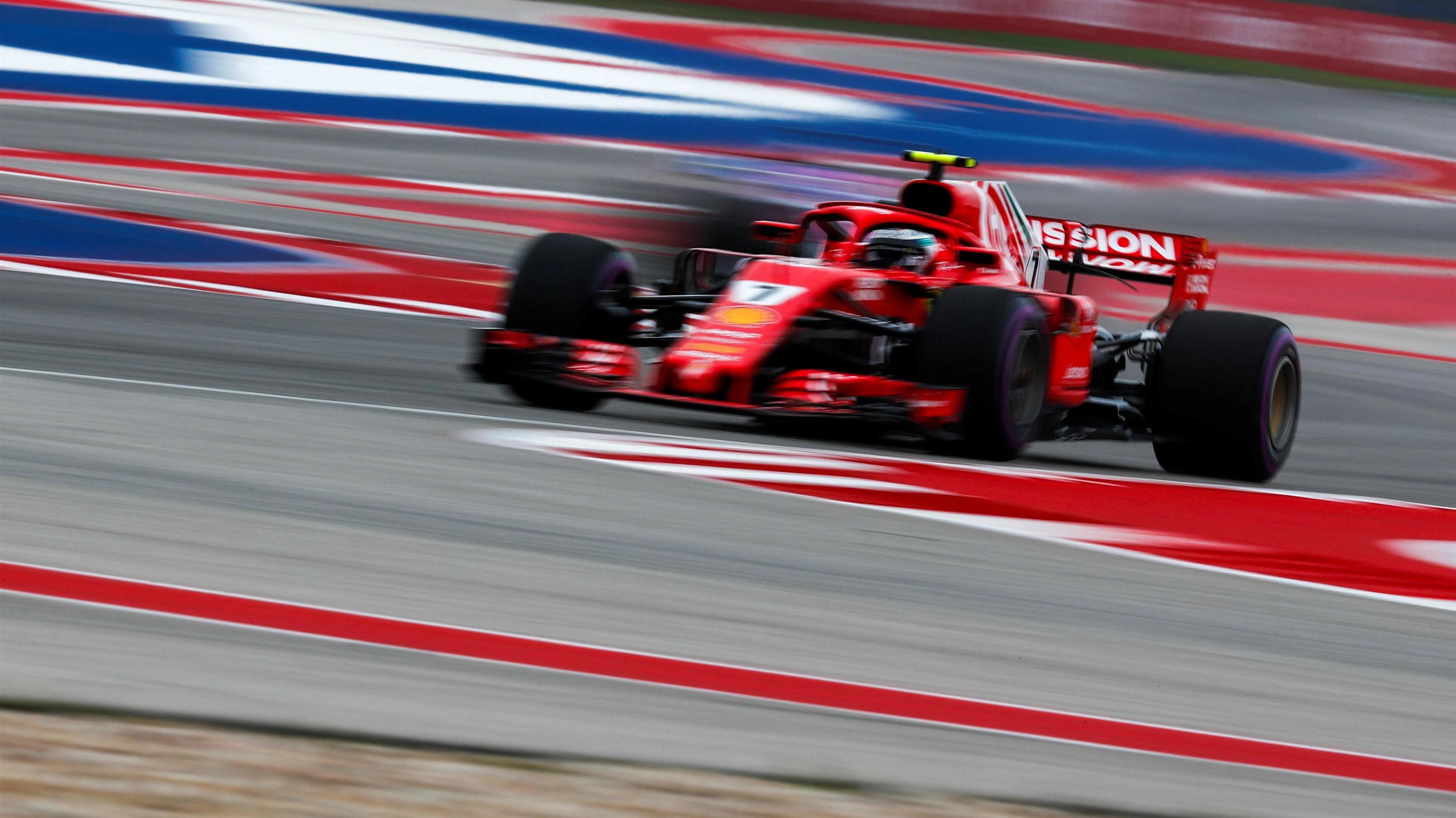 Kimi Raikkonen, Ferrari SF71H at Formula World Championship, Rd18, United States Grand Prix,