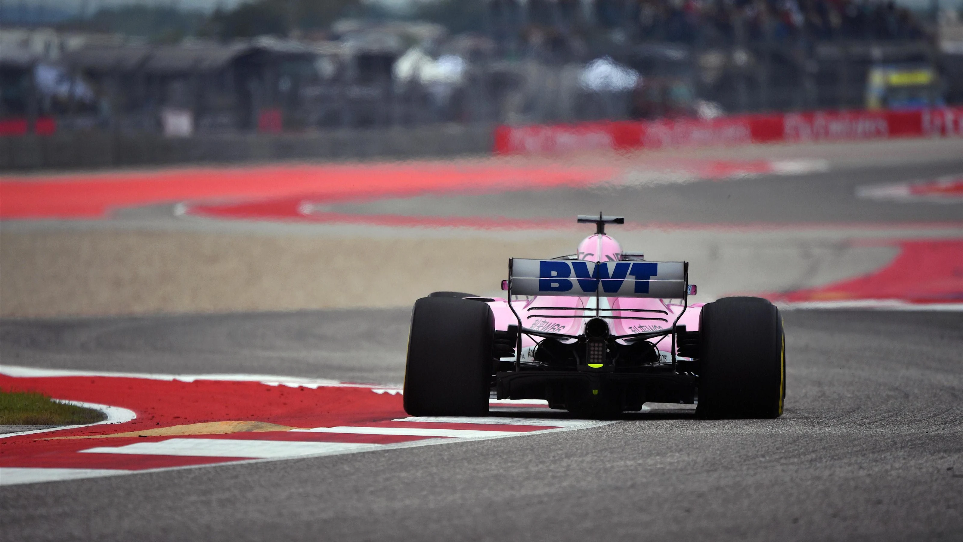Sergio Perez, Racing Point Force India VJM11 at Formula One World Championship, Rd18, United States