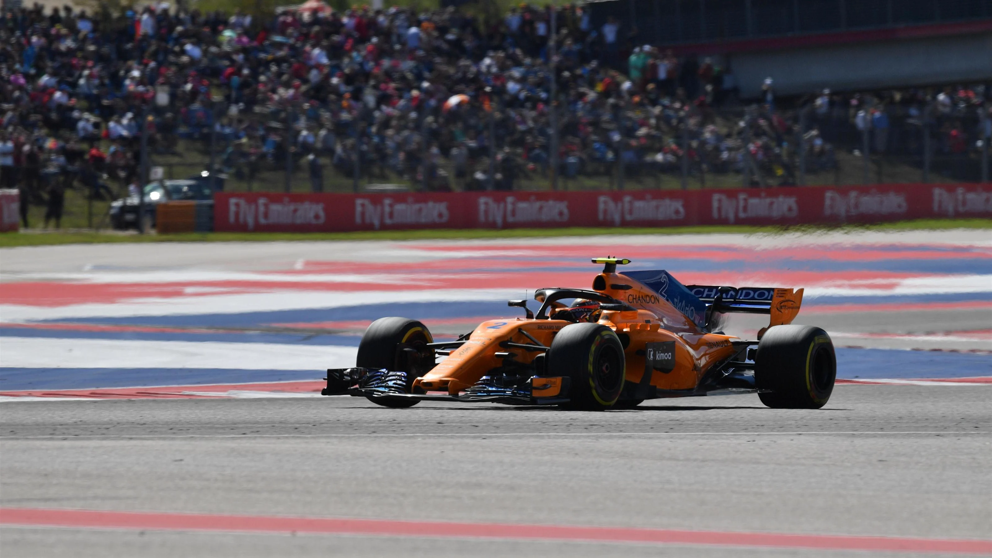 Stoffel Vandoorne, McLaren MCL33 at Formula One World Championship, Rd18, United States Grand Prix,