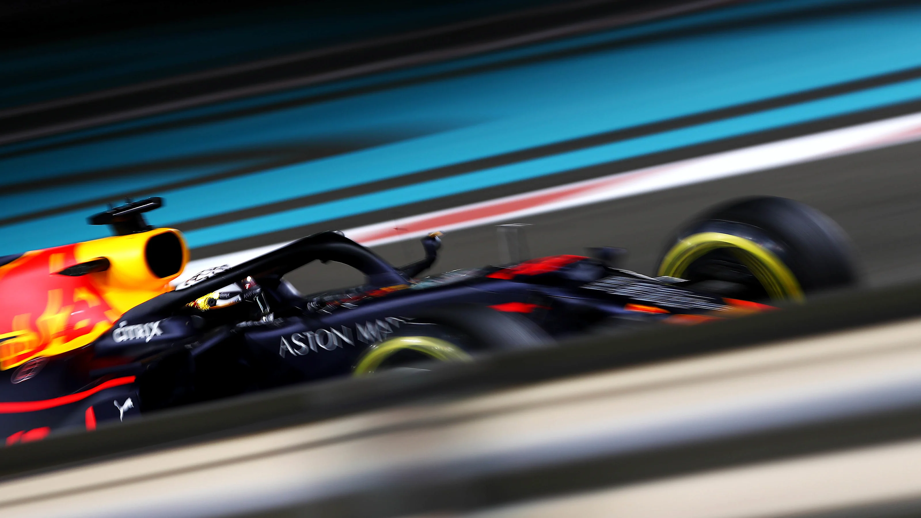 ABU DHABI, UNITED ARAB EMIRATES - NOVEMBER 29: Max Verstappen of the Netherlands driving the (33)