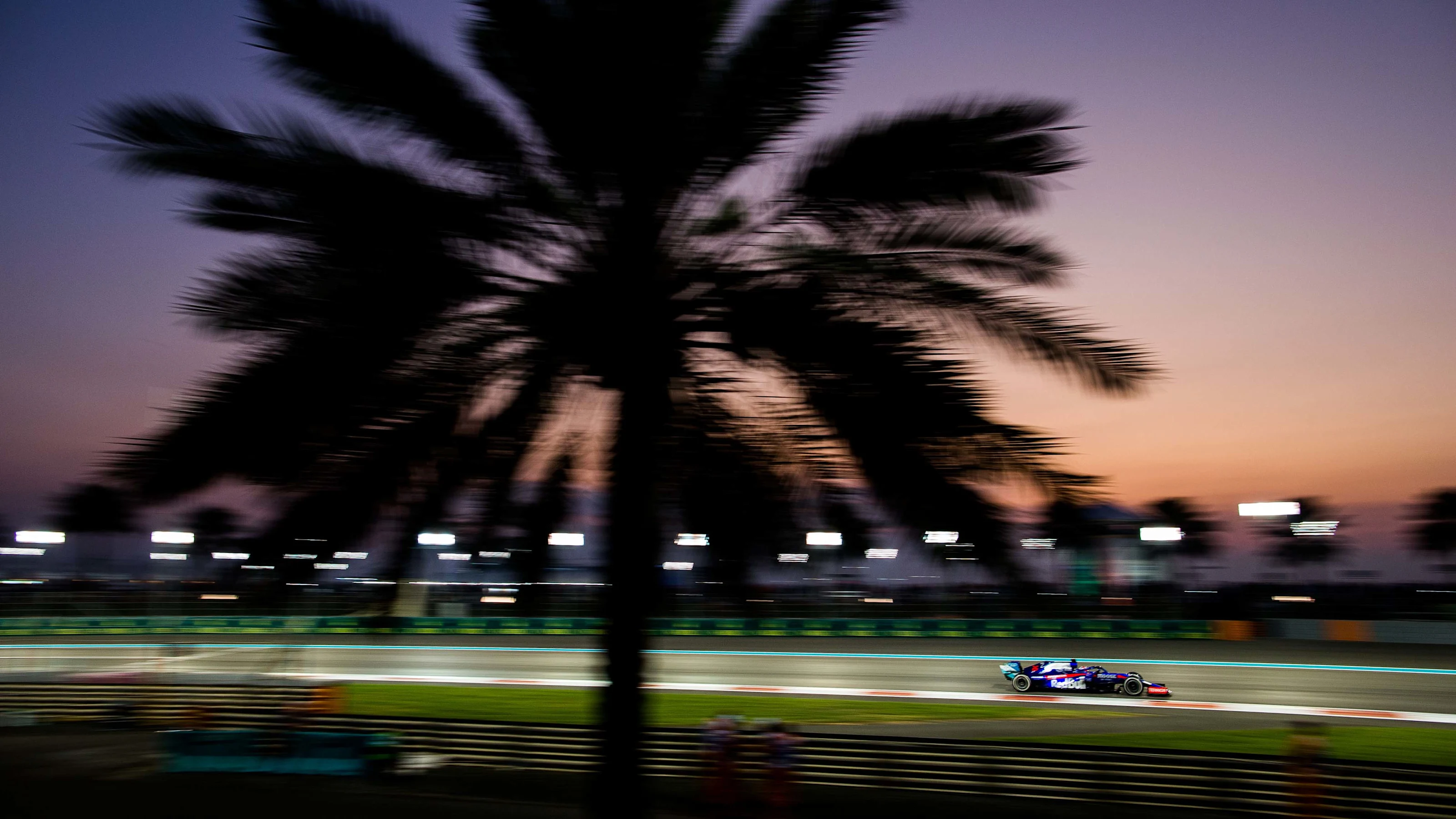 ABU DHABI, UNITED ARAB EMIRATES - DECEMBER 01:Daniil Kvyat of Scuderia Toro Rosso and Russia 