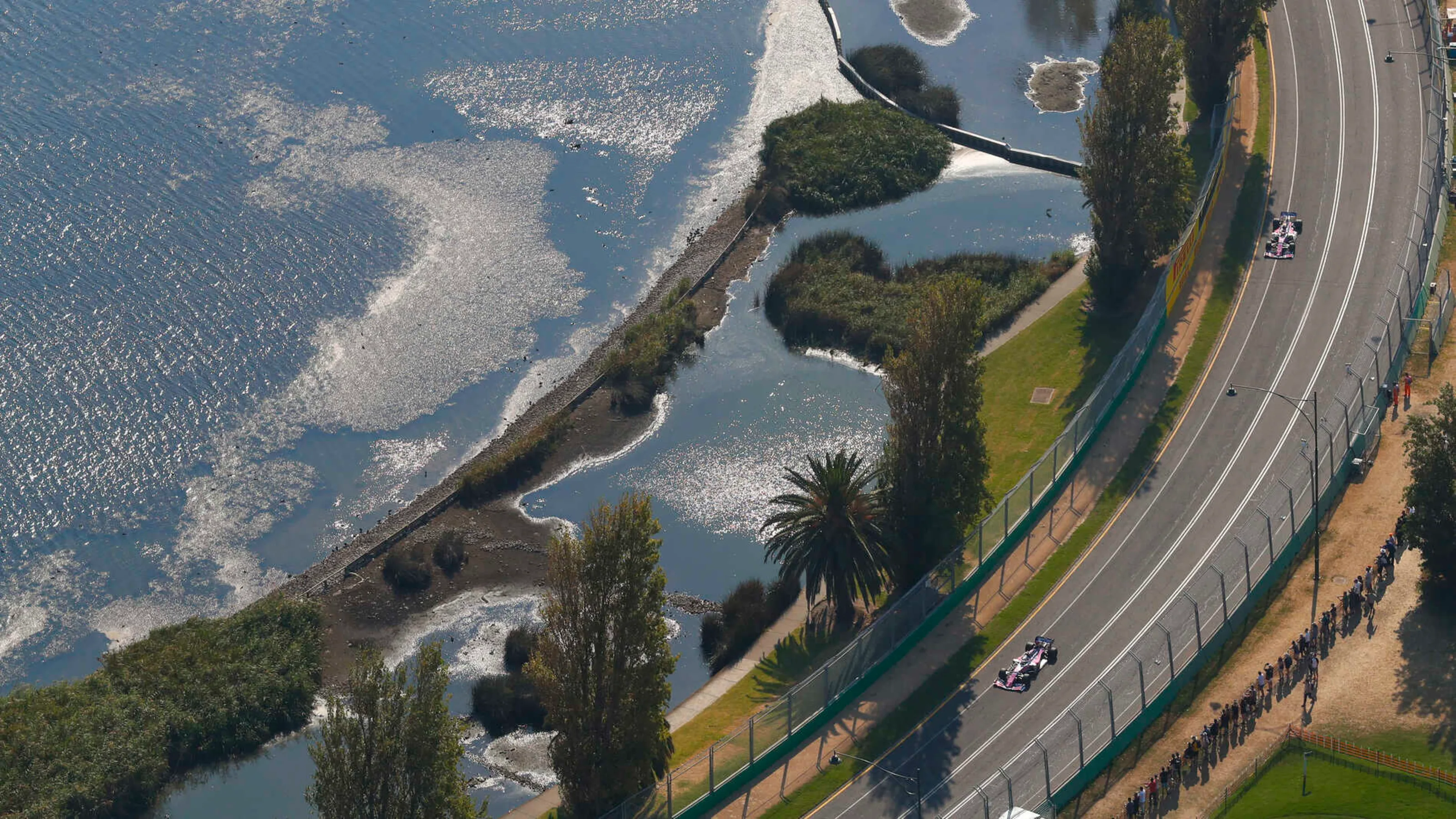 MELBOURNE GRAND PRIX CIRCUIT, AUSTRALIA - MARCH 17: Sergio Perez, Racing Point RP19 during the