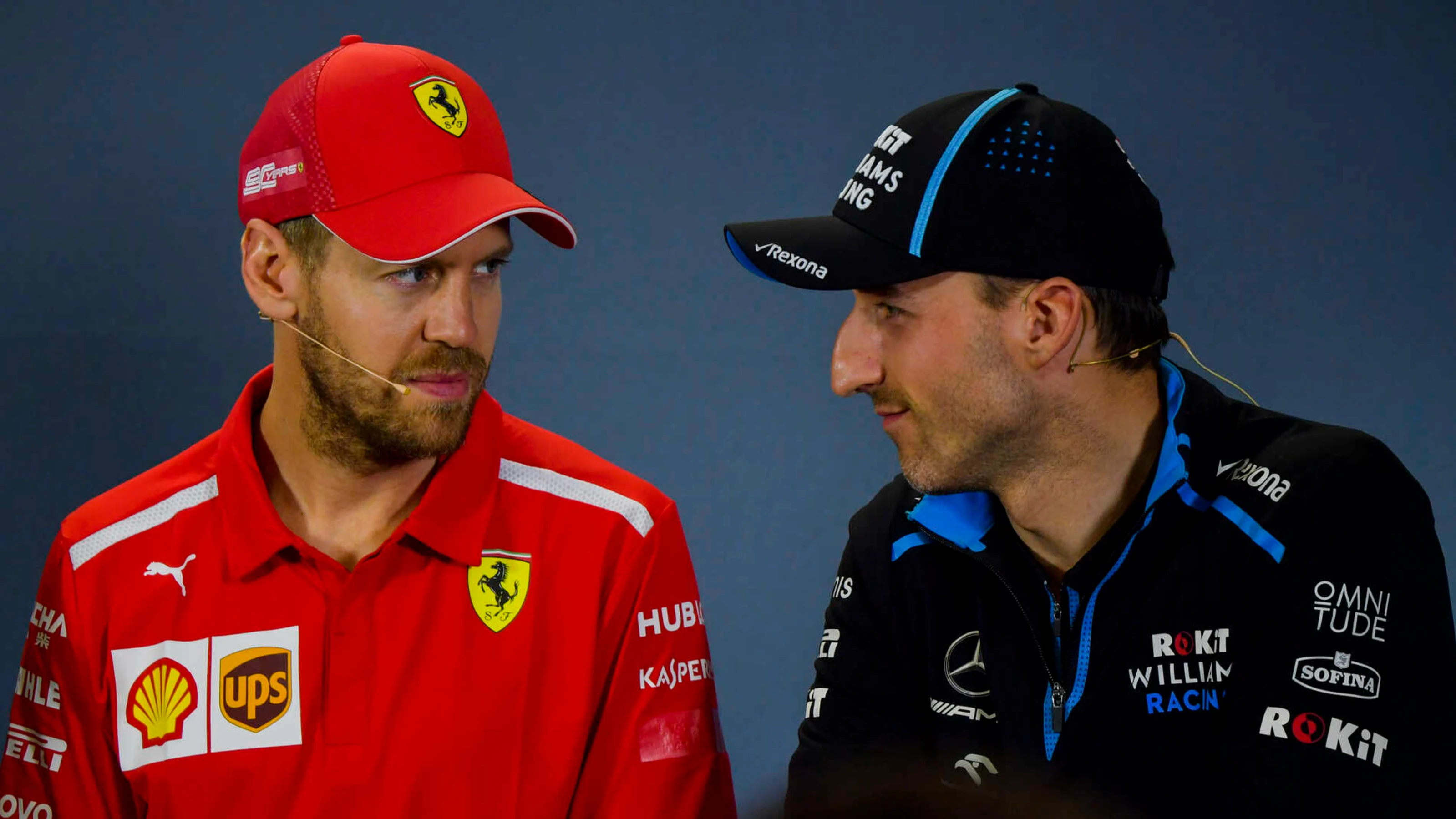 MELBOURNE GRAND PRIX CIRCUIT, AUSTRALIA - MARCH 14: Sebastian Vettel, Ferrari and Robert Kubica,