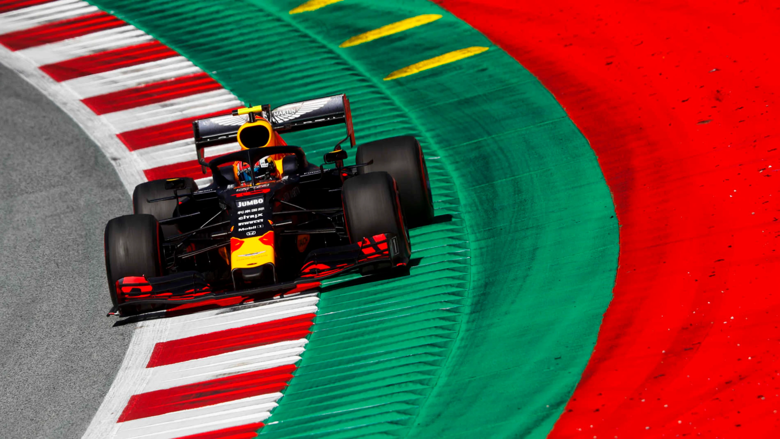 RED BULL RING, AUSTRIA - JUNE 28: Pierre Gasly, Red Bull Racing RB15 during the Austrian GP at Red
