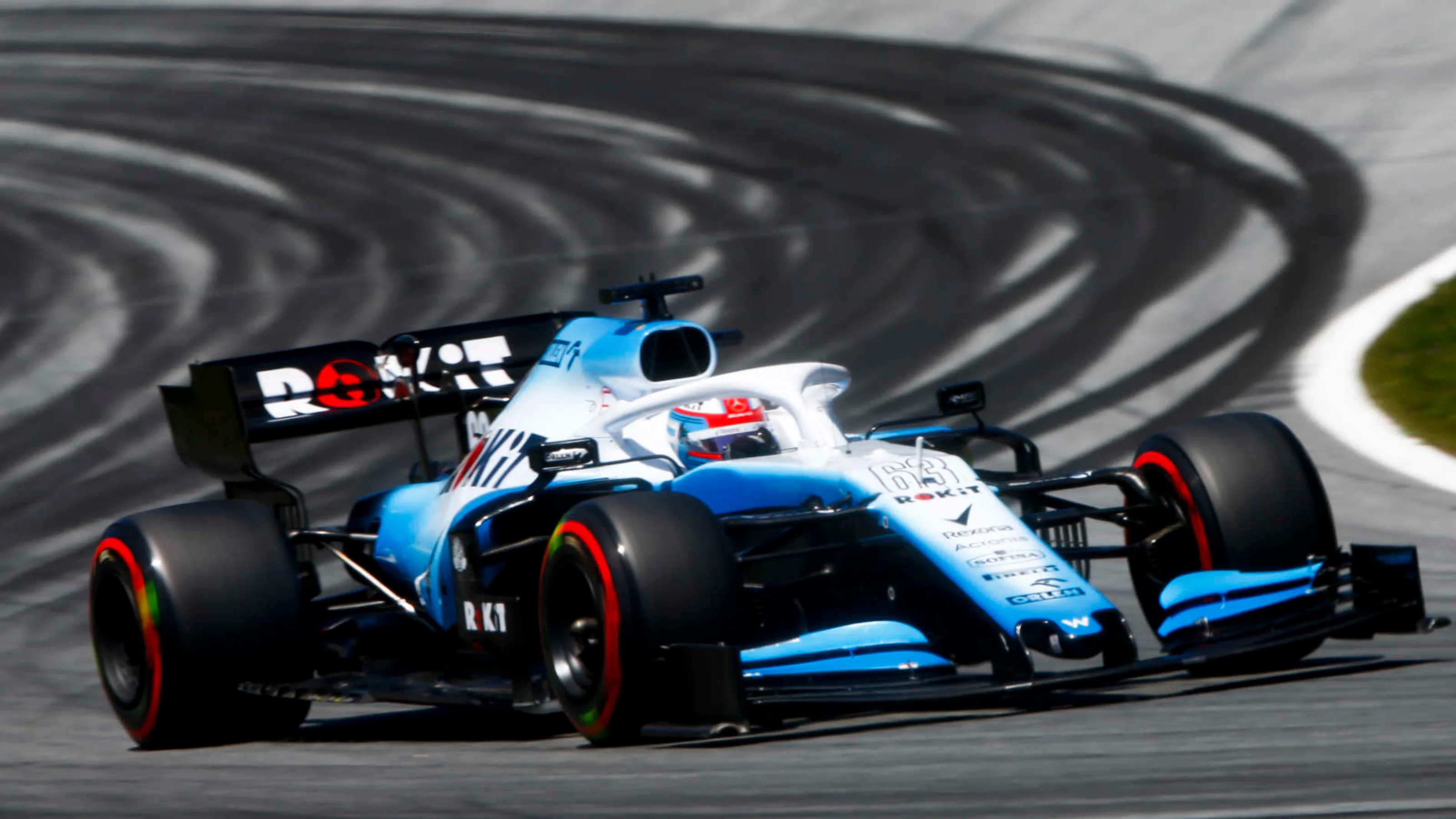 RED BULL RING, AUSTRIA - JUNE 29: George Russell, Williams Racing FW42 during the Austrian GP at