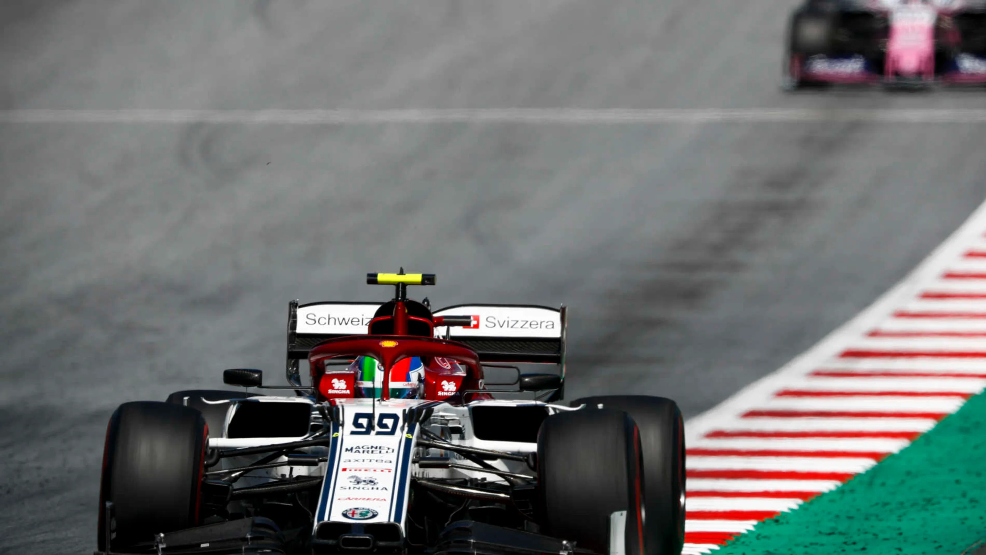 RED BULL RING, AUSTRIA - JUNE 30: Antonio Giovinazzi, Alfa Romeo Racing C38 during the Austrian GP