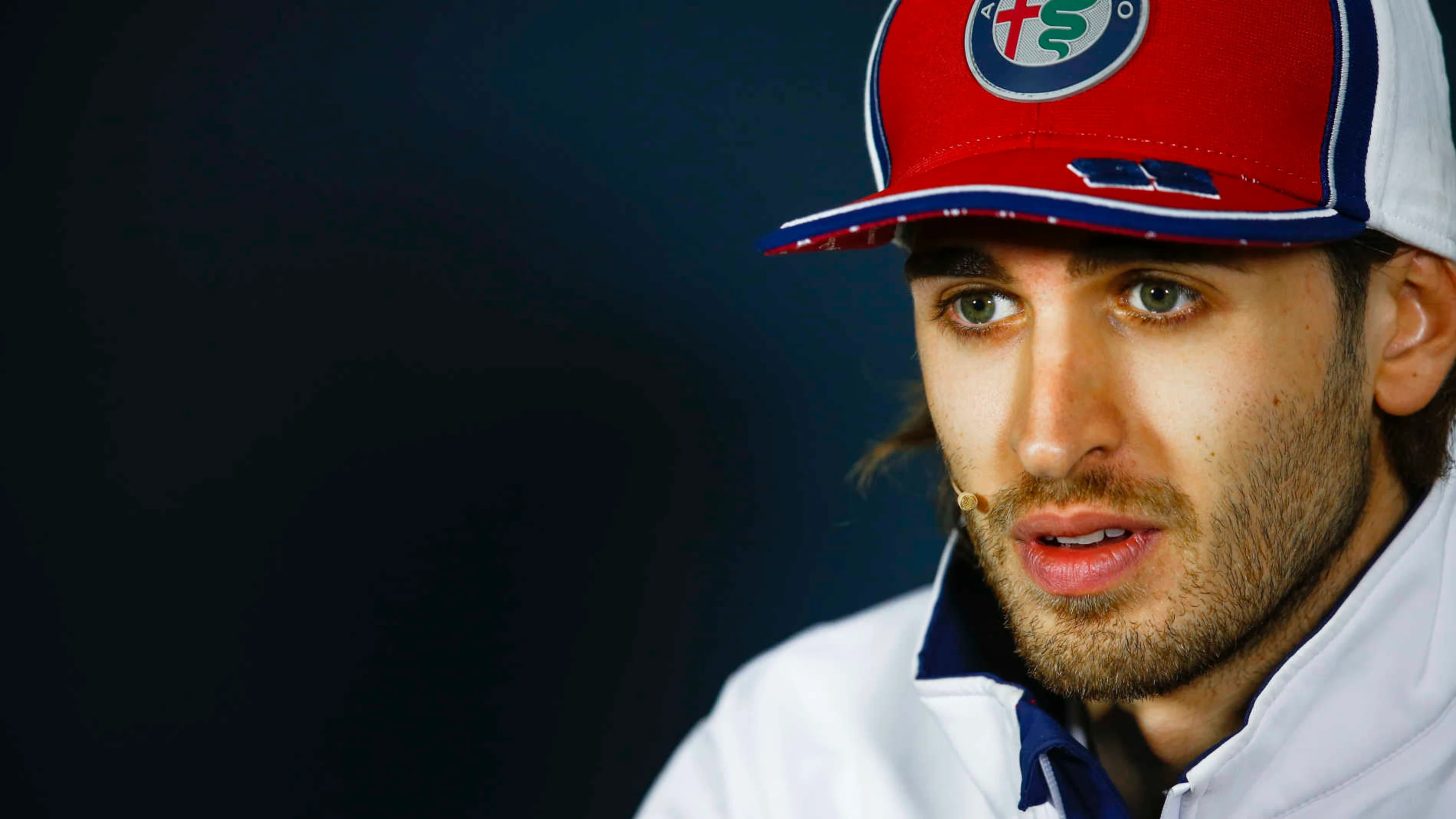 BAKU CITY CIRCUIT, AZERBAIJAN - APRIL 25: Antonio Giovinazzi, Alfa Romeo Racing in Press Conference
