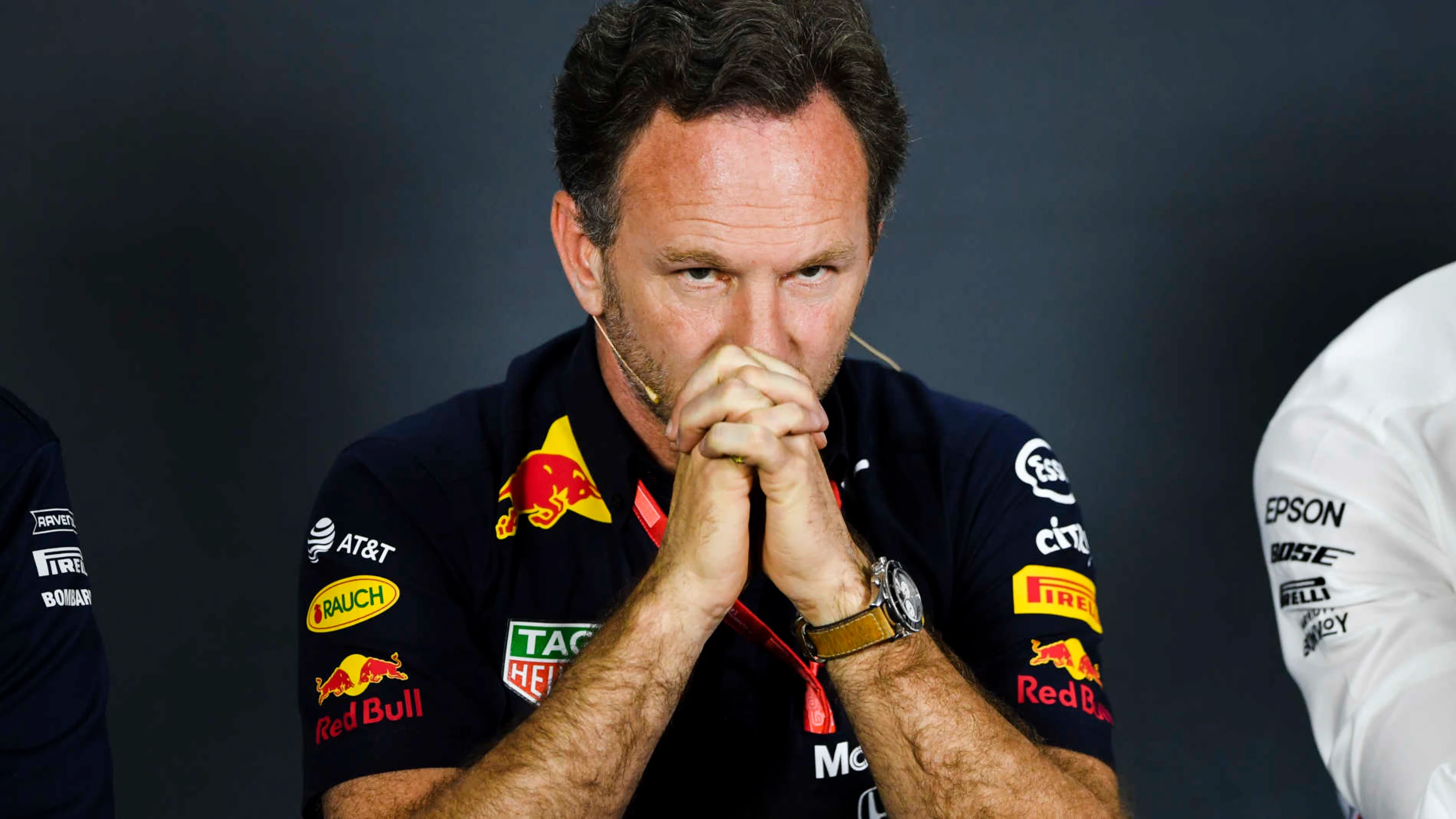BAKU CITY CIRCUIT, AZERBAIJAN - APRIL 26: Christian Horner, Team Principal, Red Bull Racing In the