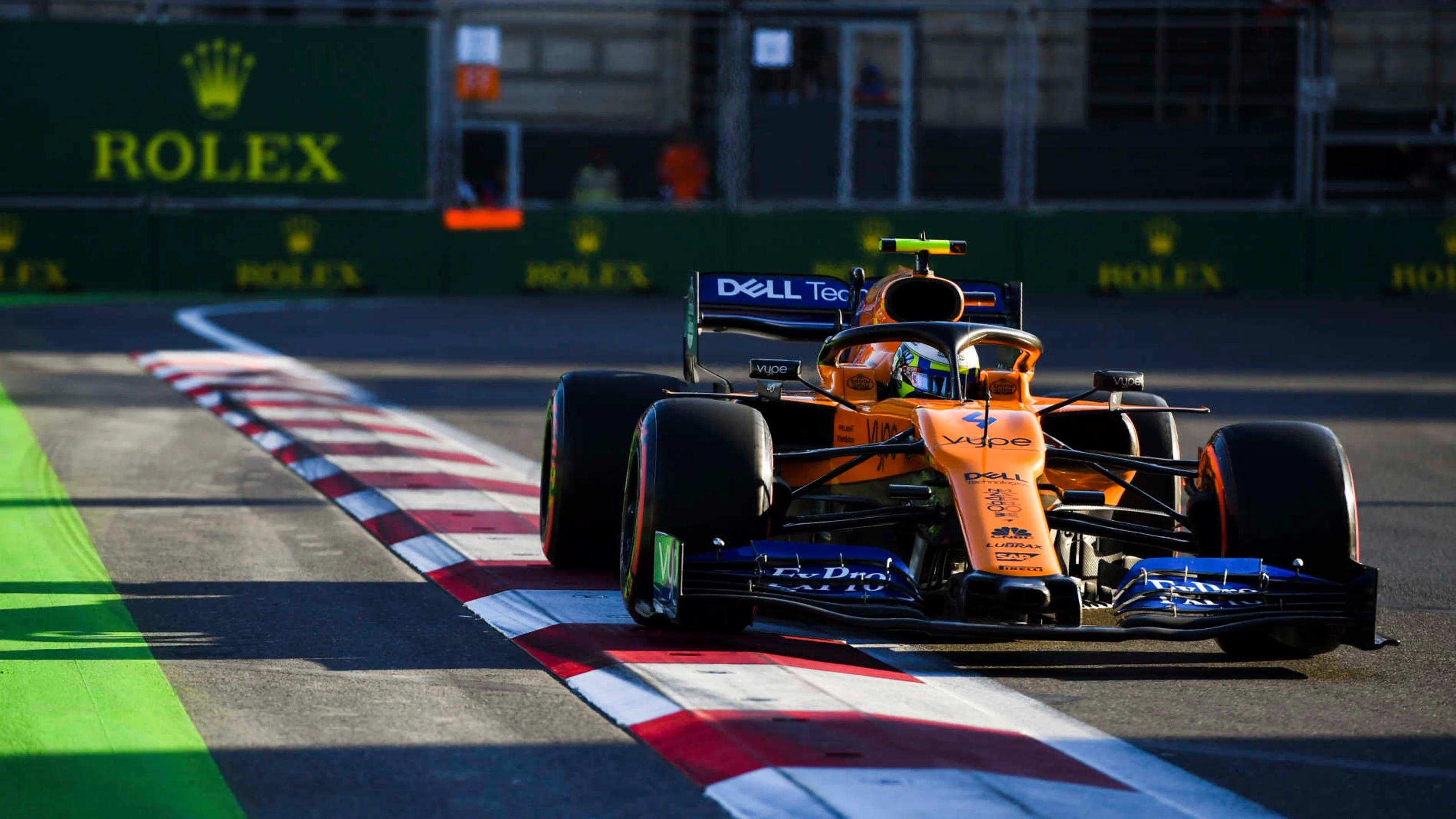 BAKU CITY CIRCUIT, AZERBAIJAN - APRIL 27: Lando Norris, McLaren MCL34 during the Azerbaijan GP at