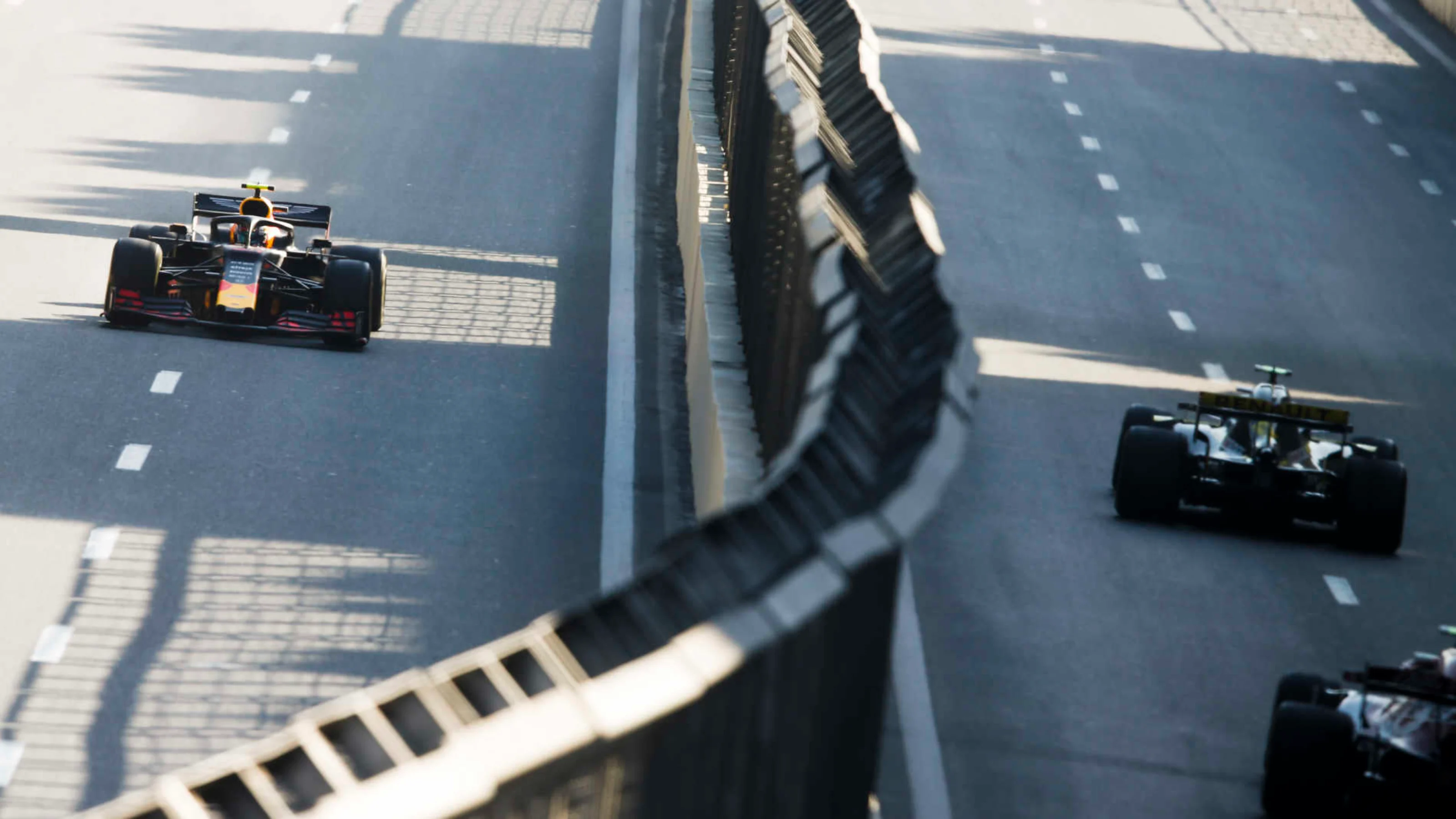 BAKU CITY CIRCUIT, AZERBAIJAN - APRIL 28: Pierre Gasly, Red Bull Racing RB15 during the Azerbaijan