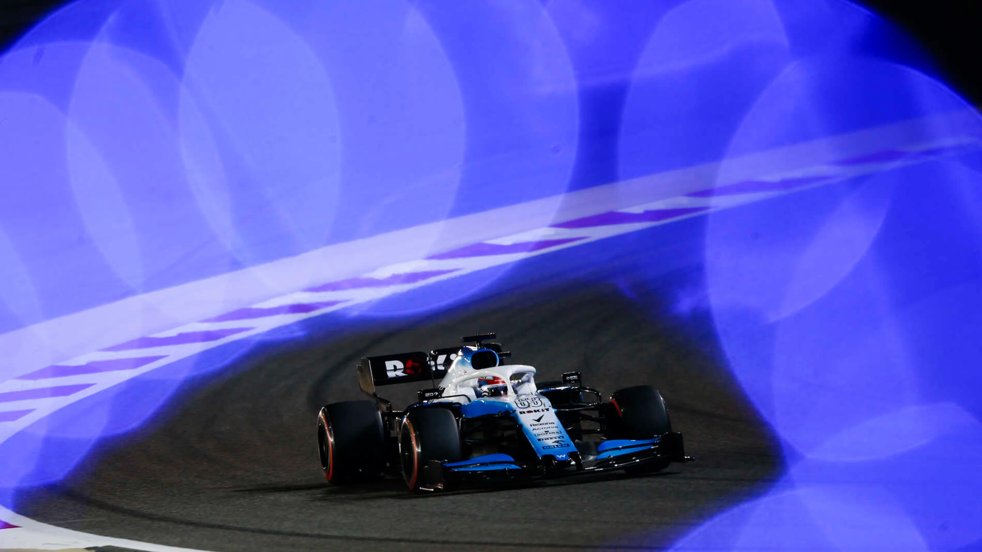 BAHRAIN INTERNATIONAL CIRCUIT, BAHRAIN - MARCH 29: George Russell, Williams Racing FW42 during the