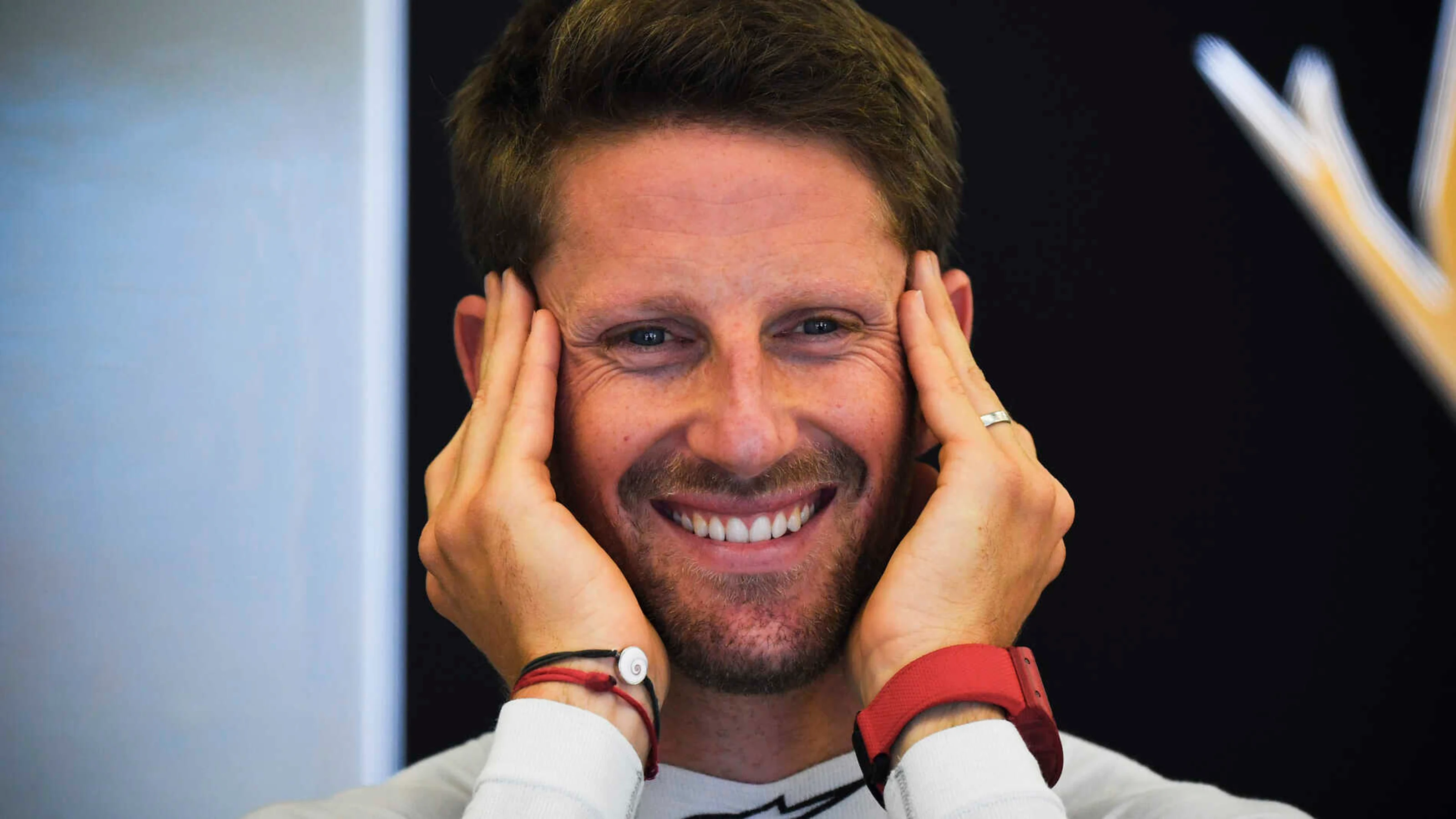 BAHRAIN INTERNATIONAL CIRCUIT, BAHRAIN - MARCH 30: Romain Grosjean, Haas F1 during the Bahrain GP