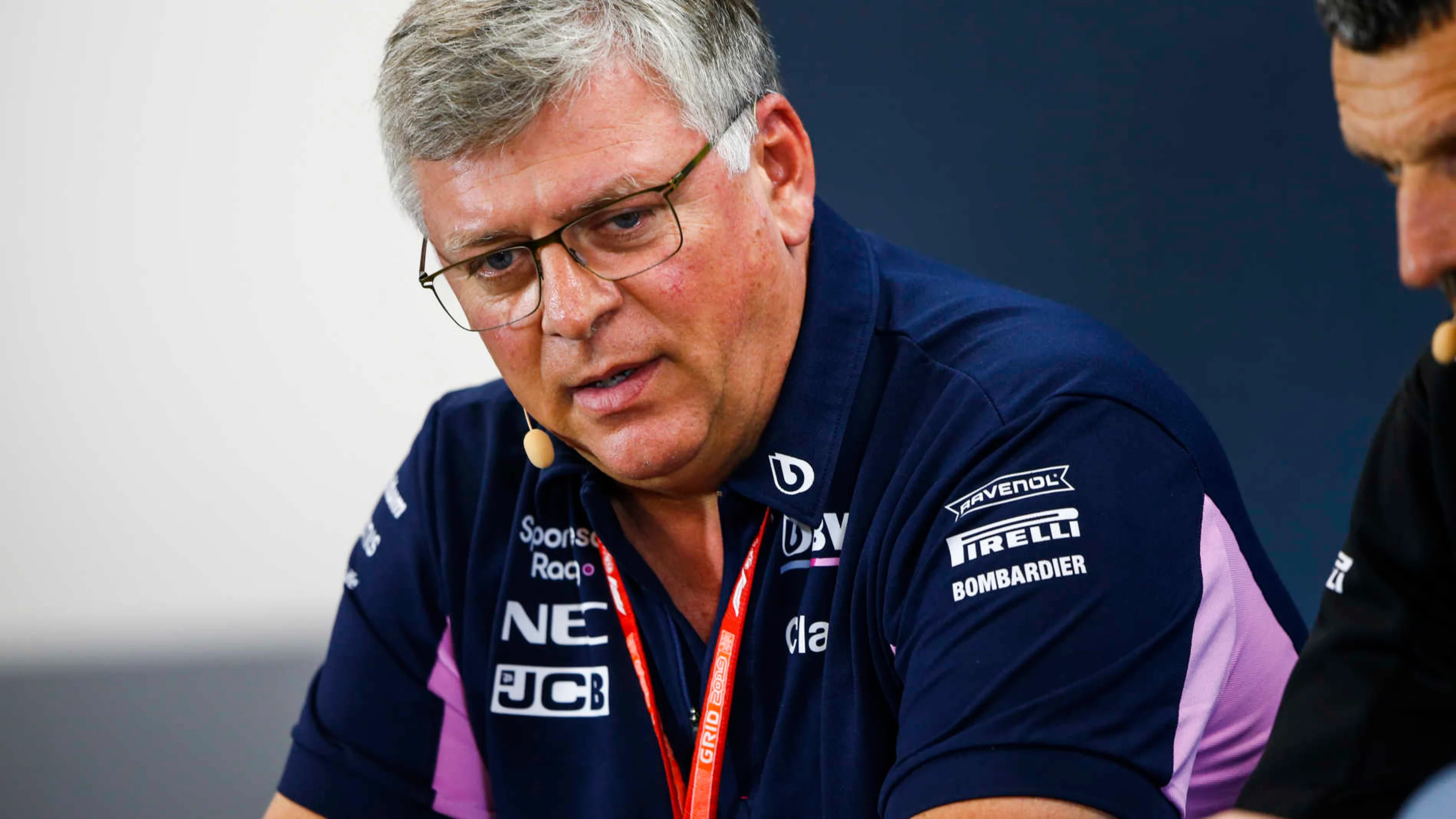 SPA-FRANCORCHAMPS, BELGIUM - AUGUST 30: Otmar Szafnauer, Team Principal and CEO, Racing Point, in