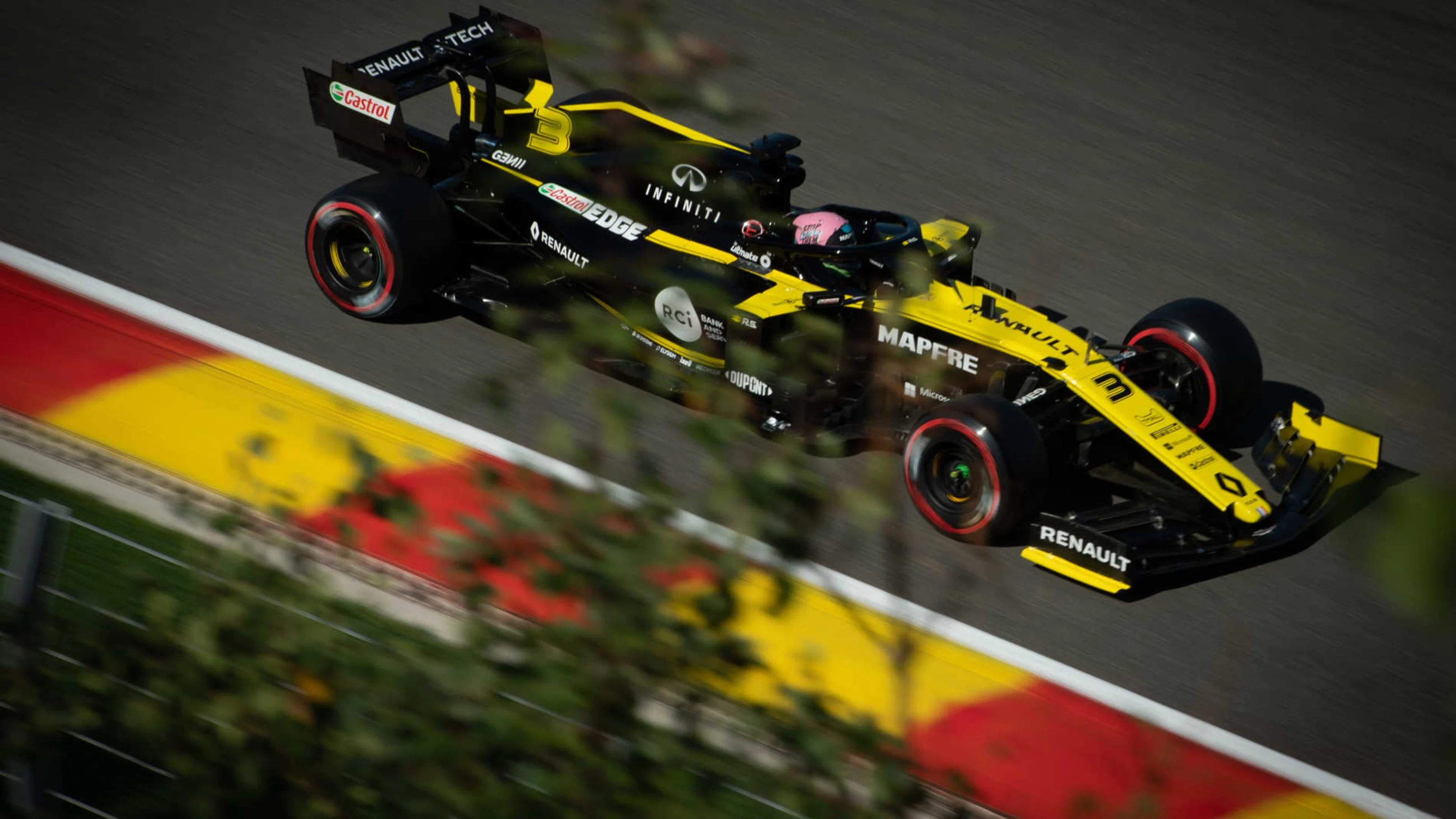SPA-FRANCORCHAMPS, BELGIUM - AUGUST 30: Daniel Ricciardo, Renault R.S.19 during the Belgian GP at
