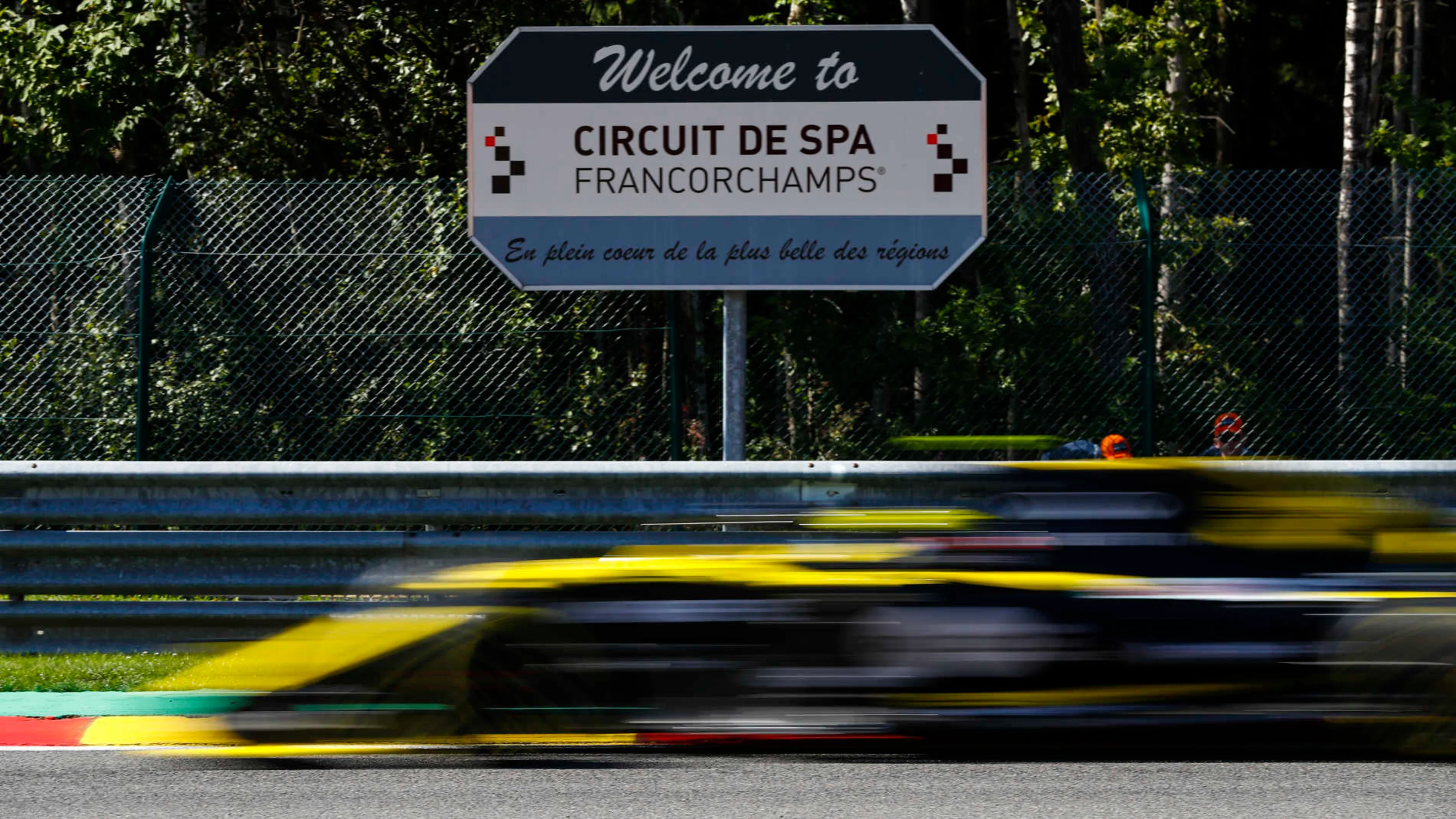 SPA-FRANCORCHAMPS, BELGIUM - AUGUST 30: Nico Hulkenberg, Renault R.S. 19 during the Belgian GP at