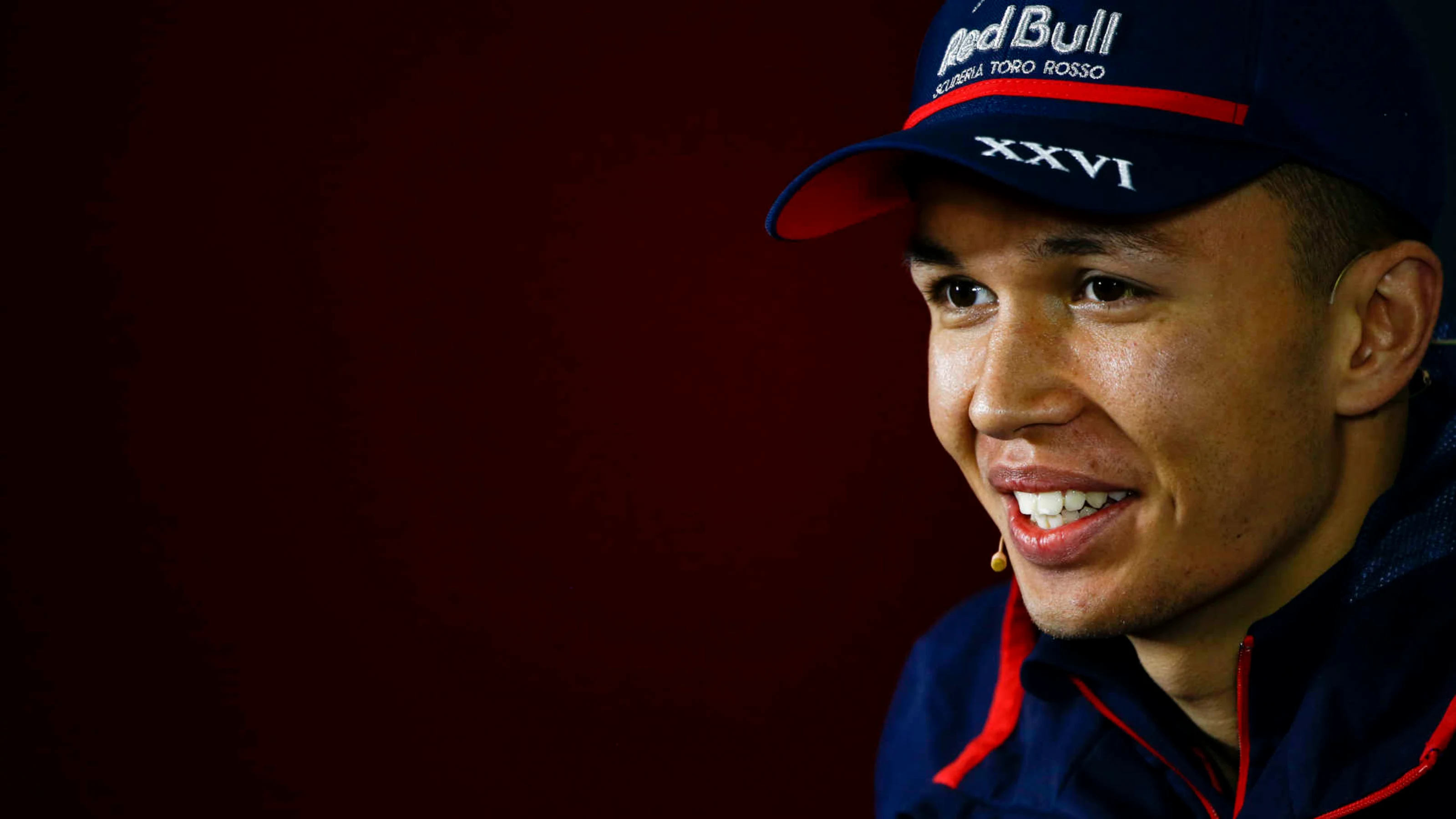 SHANGHAI INTERNATIONAL CIRCUIT, CHINA - APRIL 11: Alexander Albon, Toro Rosso in Press Conference