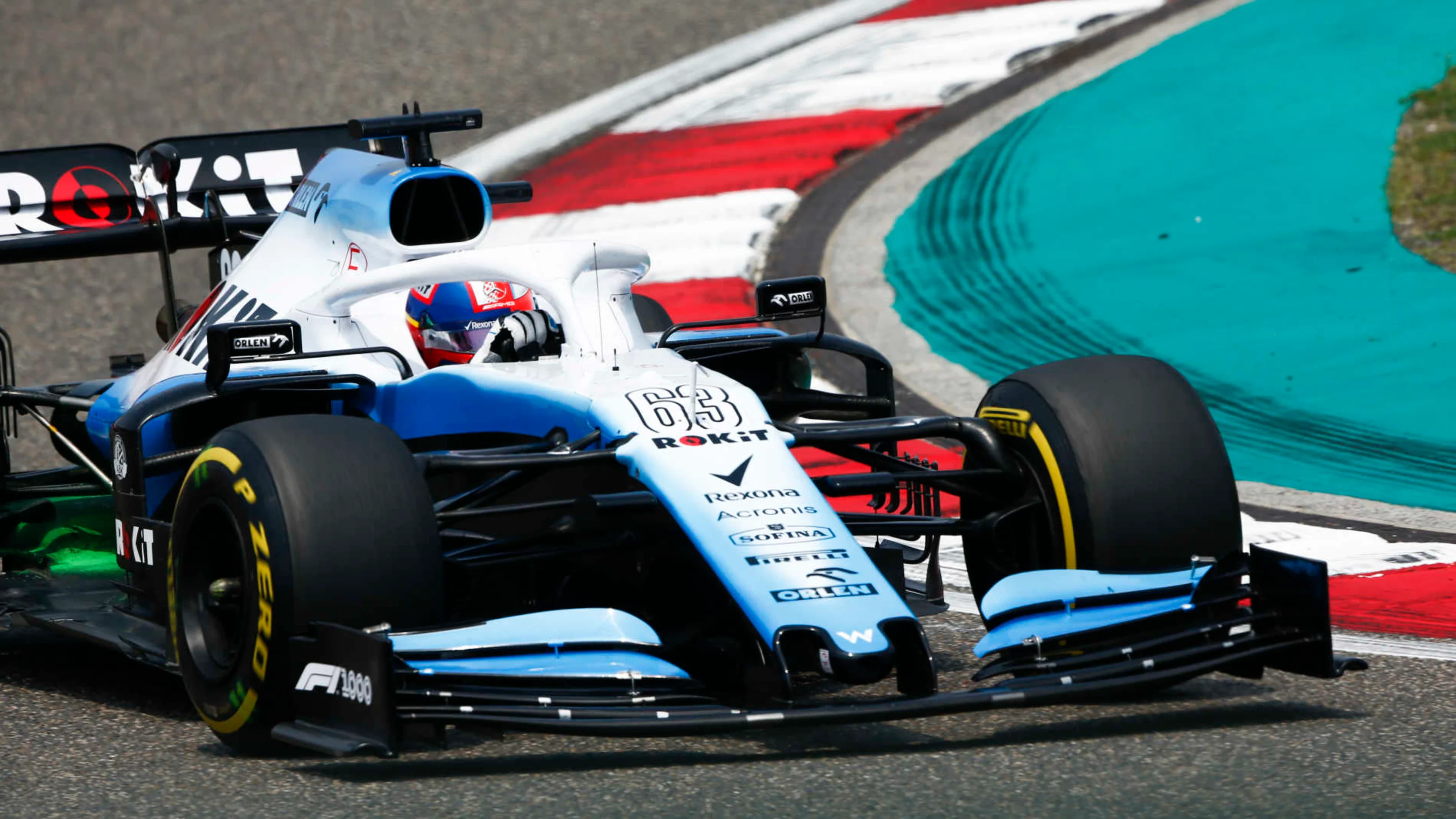 SHANGHAI INTERNATIONAL CIRCUIT, CHINA - APRIL 12: George Russell, Williams Racing FW42 during the