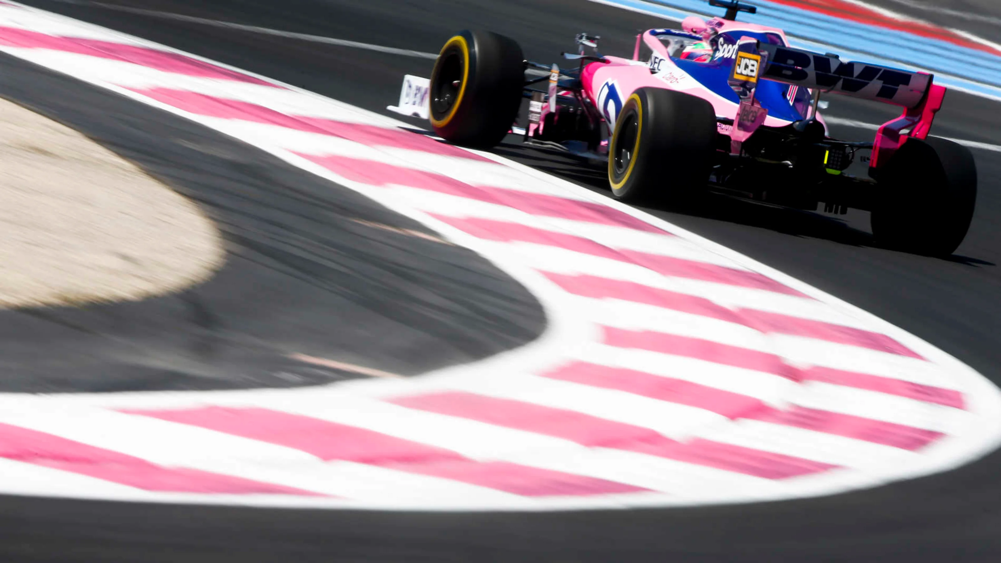 CIRCUIT PAUL RICARD, FRANCE - JUNE 21: Sergio Perez, Racing Point RP19 during the French GP at