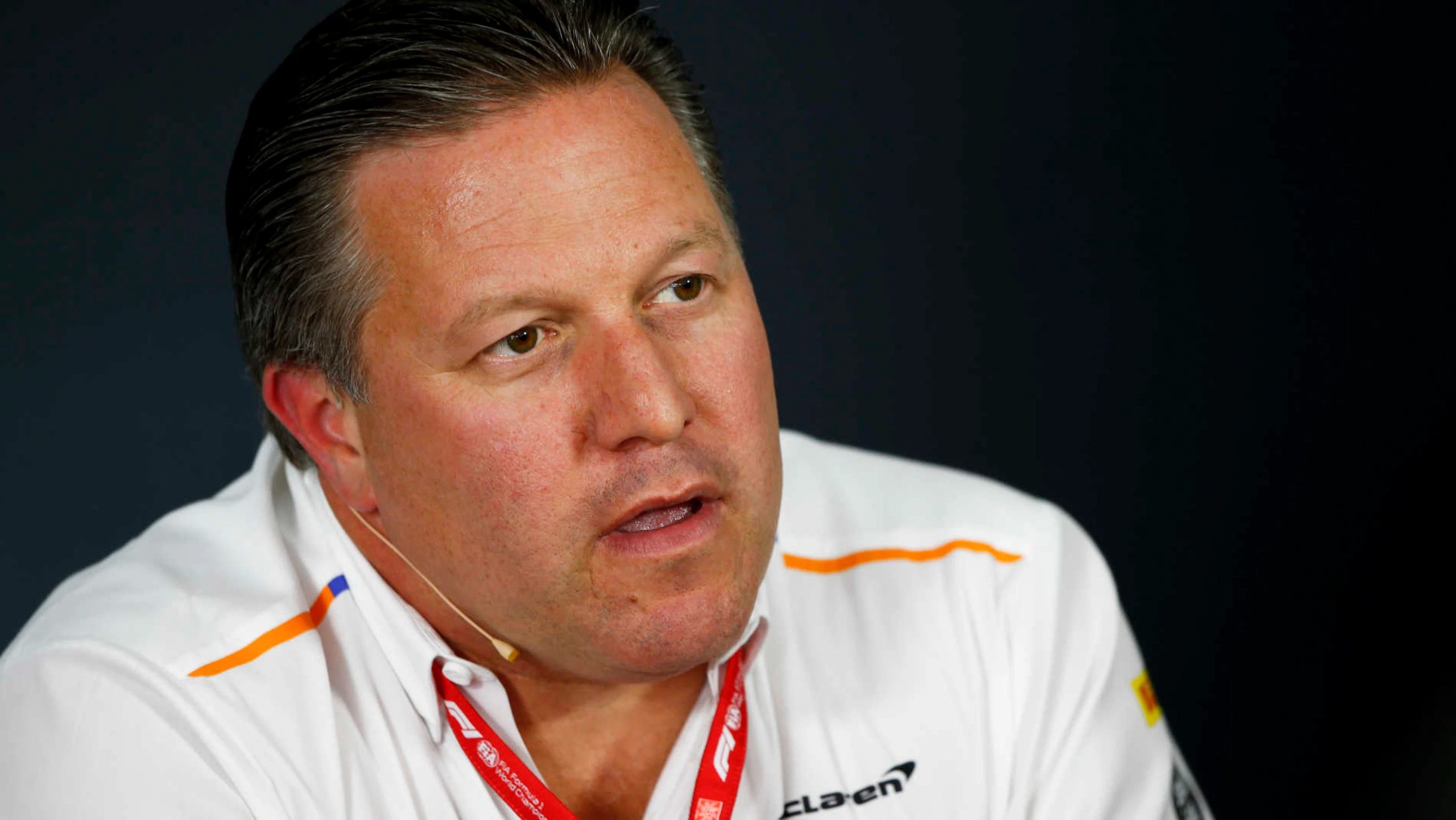 CIRCUIT PAUL RICARD, FRANCE - JUNE 21: Zak Brown, Executive Director, McLaren, in the team