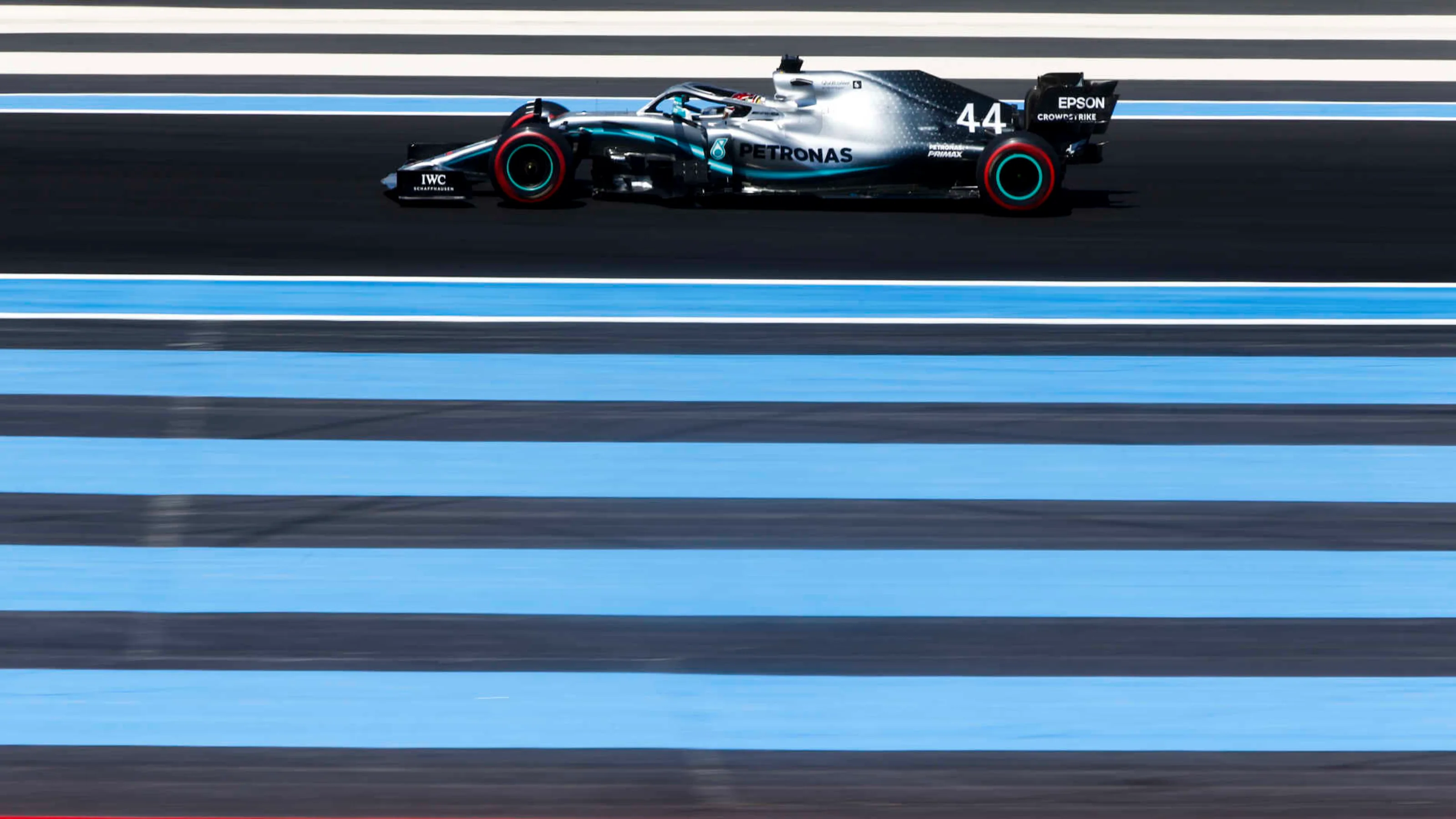 CIRCUIT PAUL RICARD, FRANCE - JUNE 21: Lewis Hamilton, Mercedes AMG F1 W10 during the French GP at