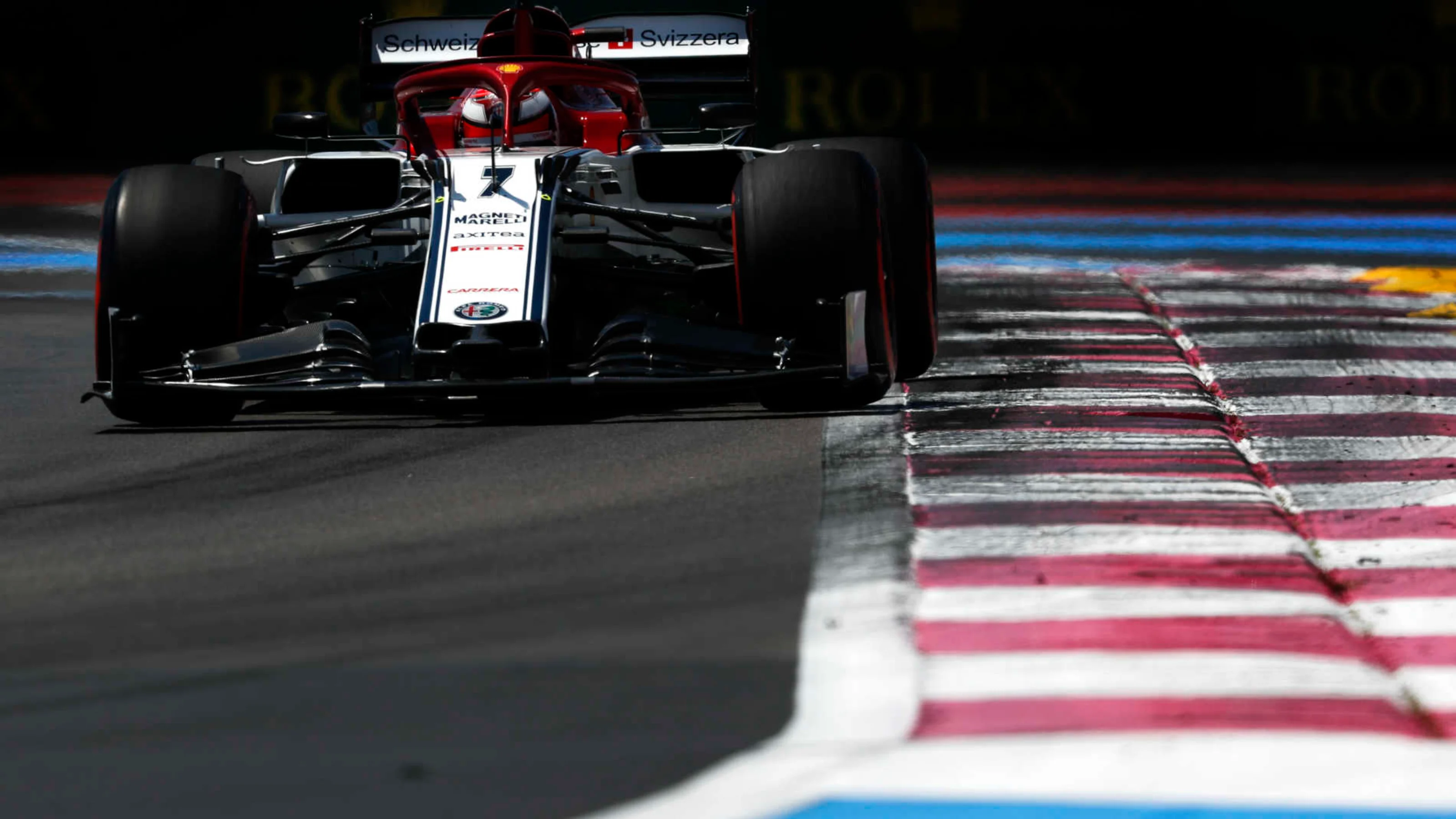 CIRCUIT PAUL RICARD, FRANCE - JUNE 22: Kimi Raikkonen, Alfa Romeo Racing C38 during the French GP