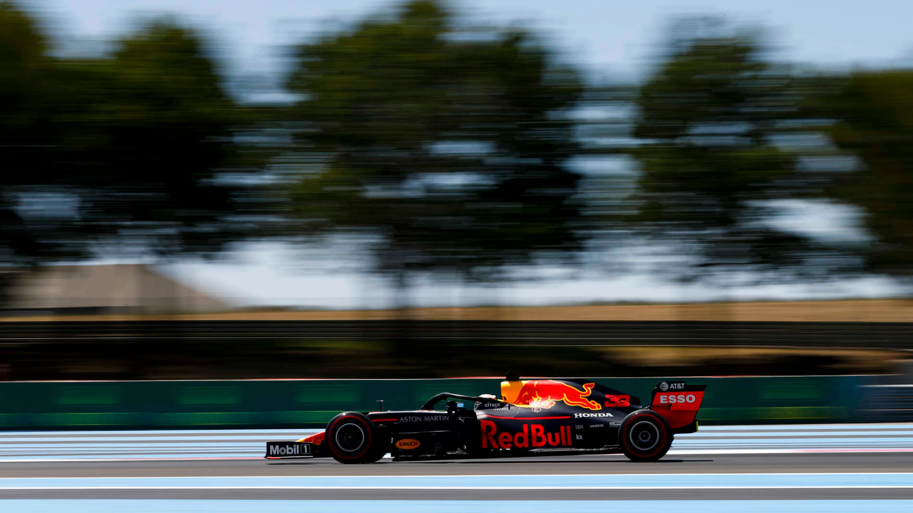 CIRCUIT PAUL RICARD, FRANCE - JUNE 22: Max Verstappen, Red Bull Racing RB15 during the French GP at