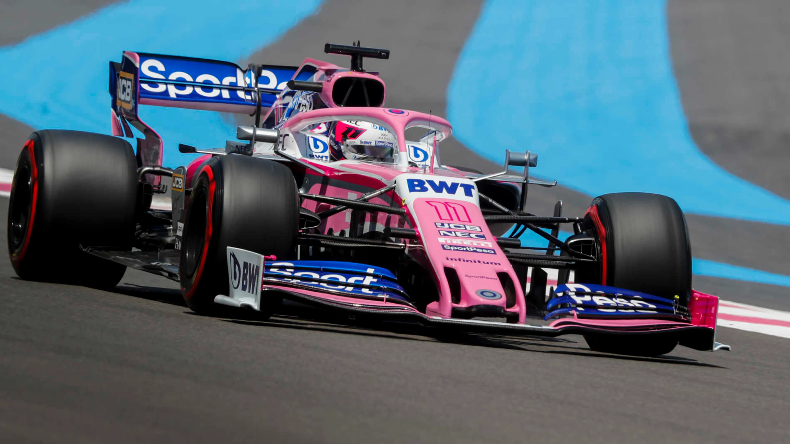 CIRCUIT PAUL RICARD, FRANCE - JUNE 22: Sergio Perez, Racing Point RP19 during the French GP at
