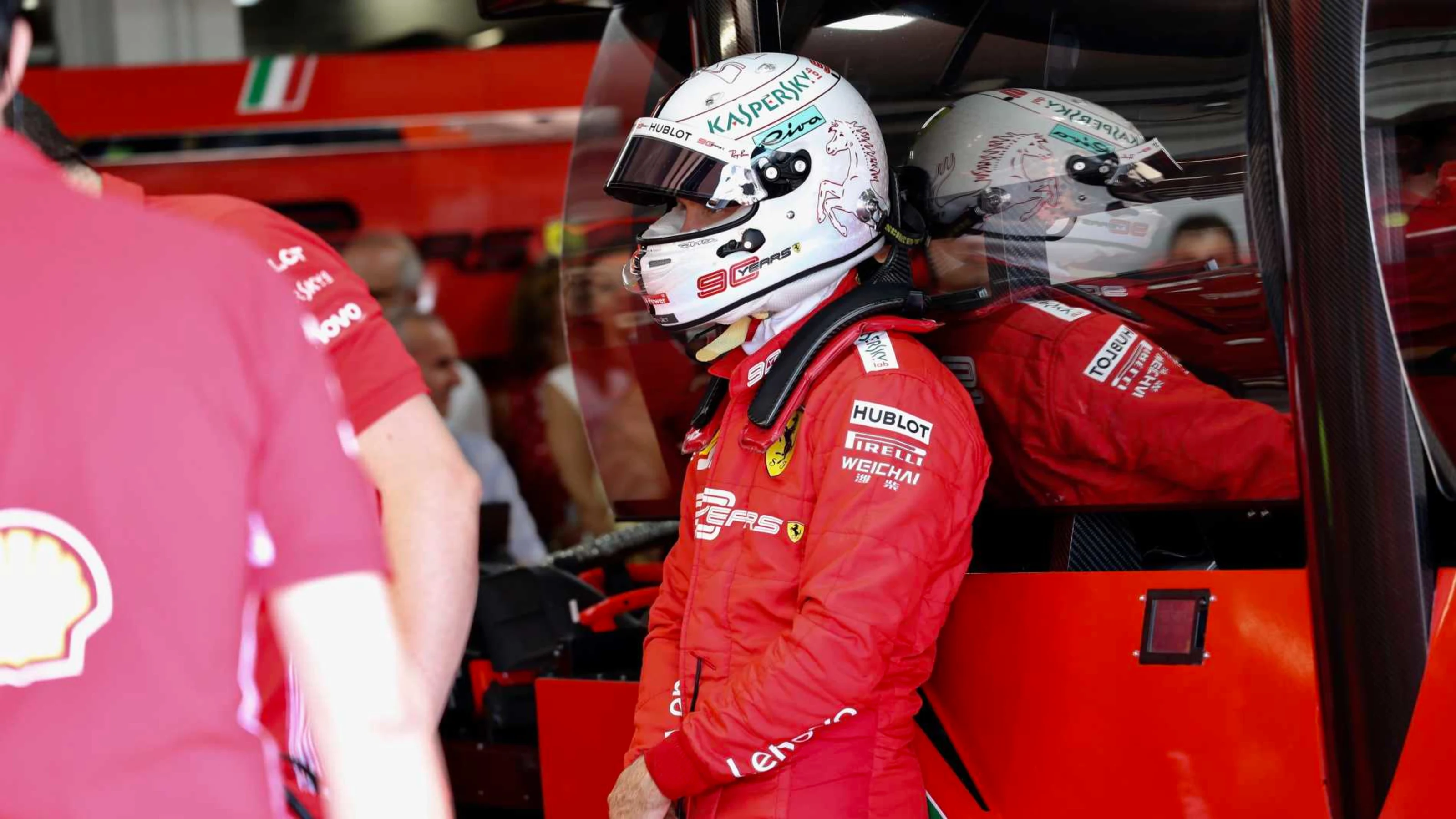 CIRCUIT PAUL RICARD, FRANCE - JUNE 22: Sebastian Vettel, Ferrari during the French GP at Circuit