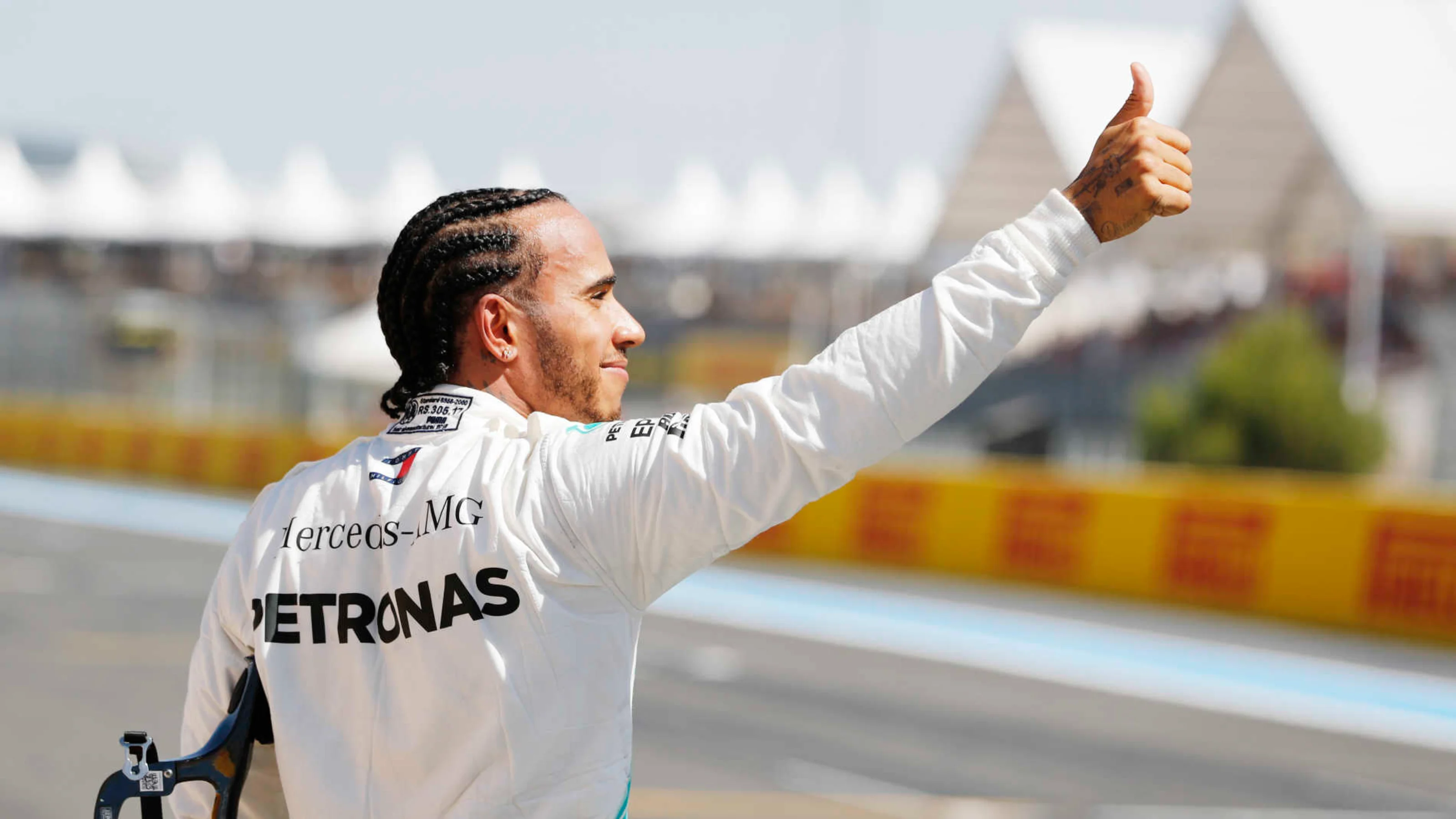 CIRCUIT PAUL RICARD, FRANCE - JUNE 22: Lewis Hamilton, Mercedes AMG F1 during the French GP at