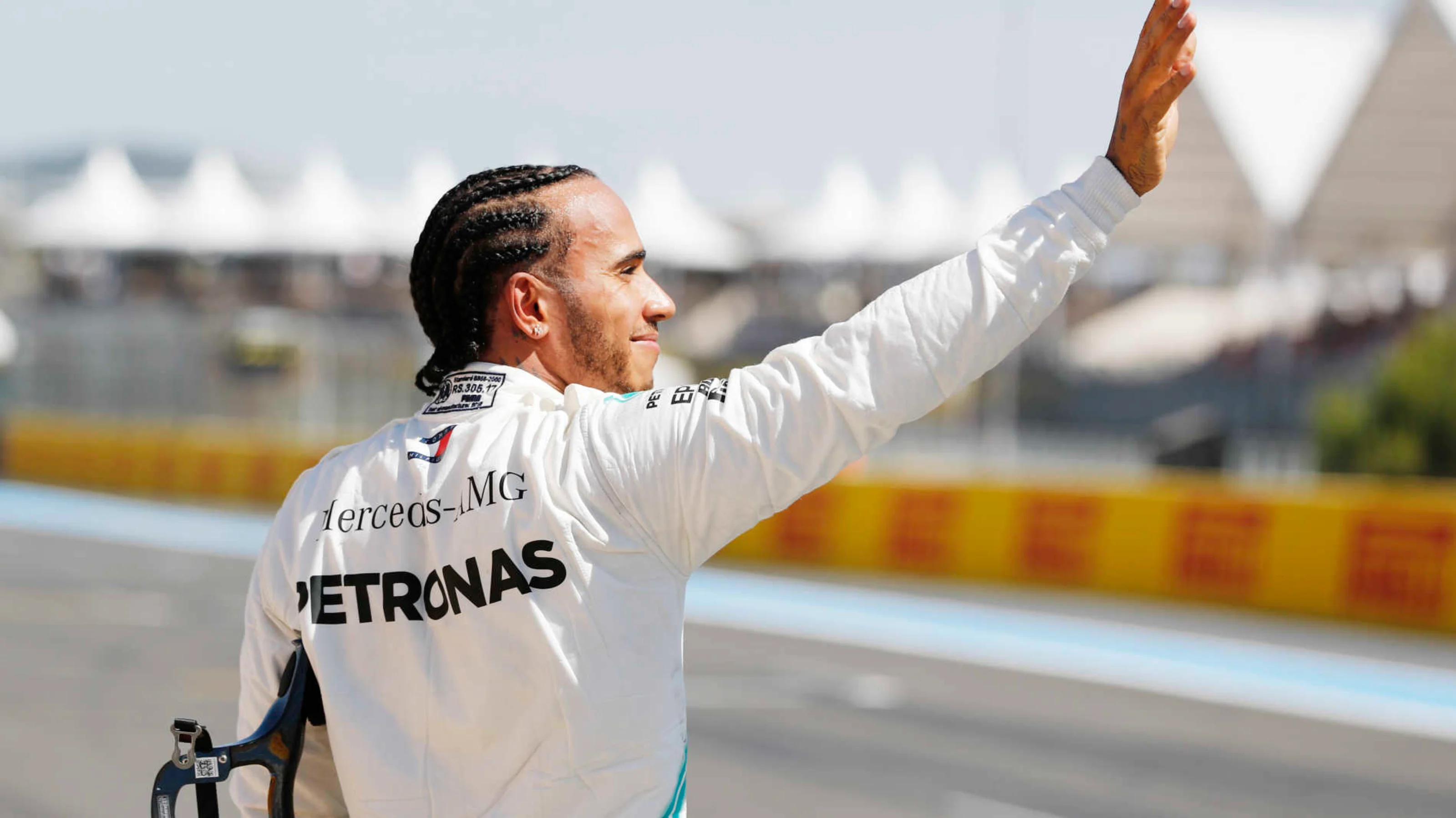 CIRCUIT PAUL RICARD, FRANCE - JUNE 22: Lewis Hamilton, Mercedes AMG F1 during the French GP at