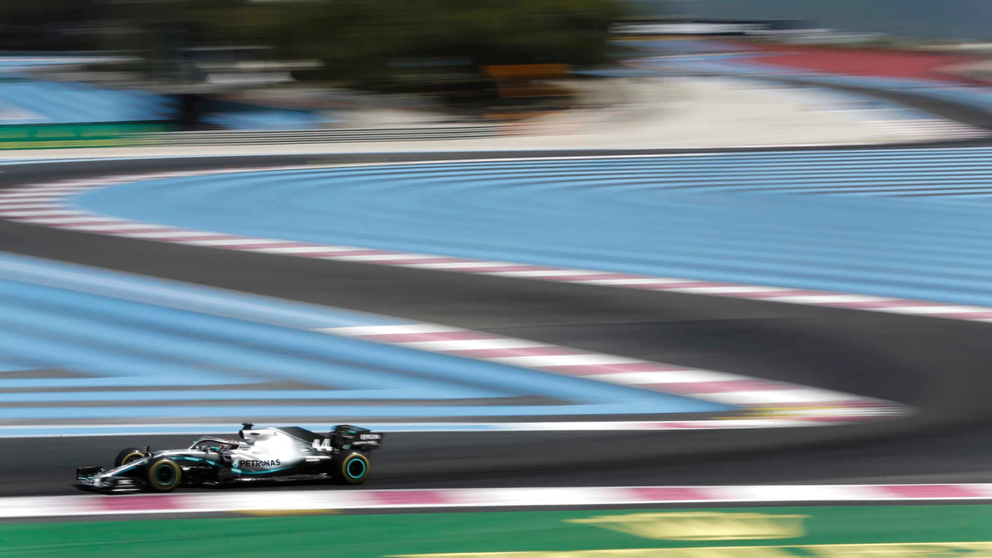 CIRCUIT PAUL RICARD, FRANCE - JUNE 23: Lewis Hamilton, Mercedes AMG F1 W10 during the French GP at