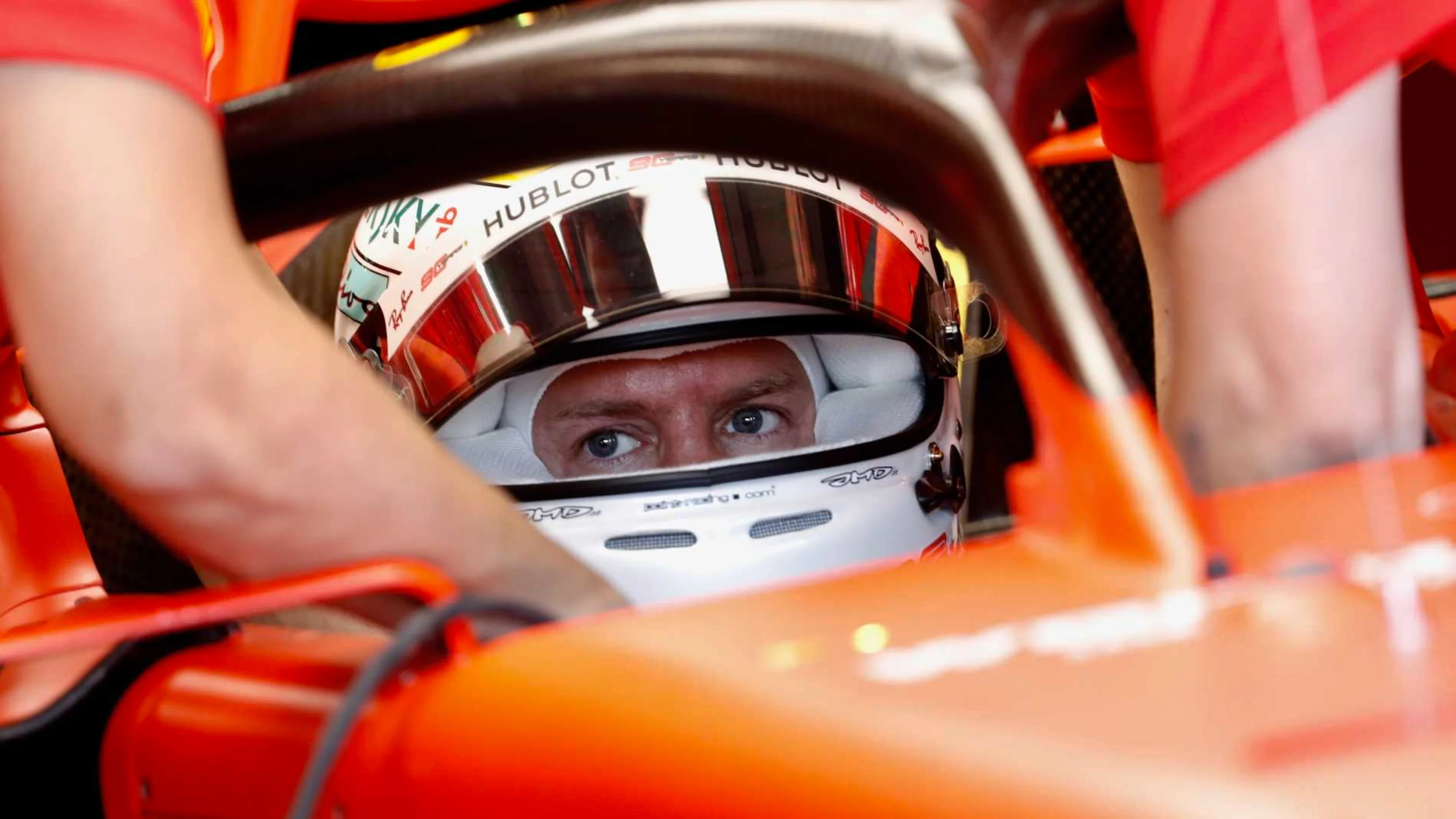 HOCKENHEIMRING, GERMANY - JULY 26: Sebastian Vettel, Ferrari during the German GP at Hockenheimring