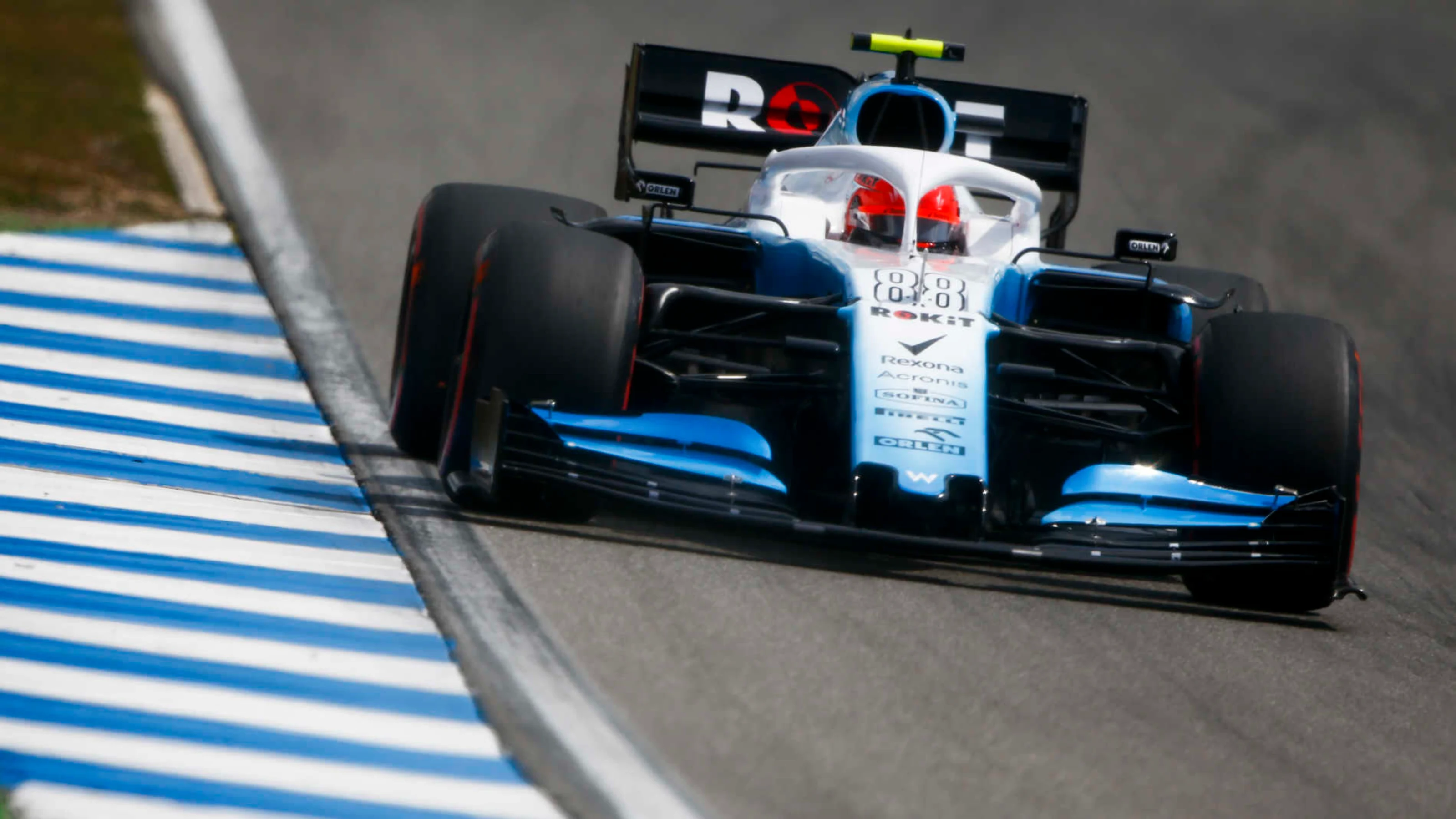 HOCKENHEIMRING, GERMANY - JULY 27: Robert Kubica, Williams FW42 during the German GP at