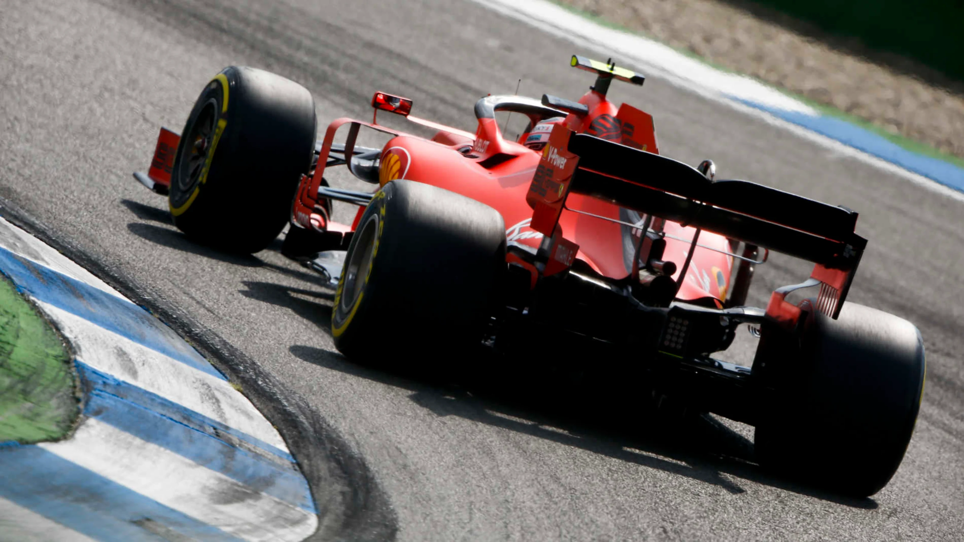 HOCKENHEIMRING, GERMANY - JULY 27: Charles Leclerc, Ferrari SF90 during the German GP at