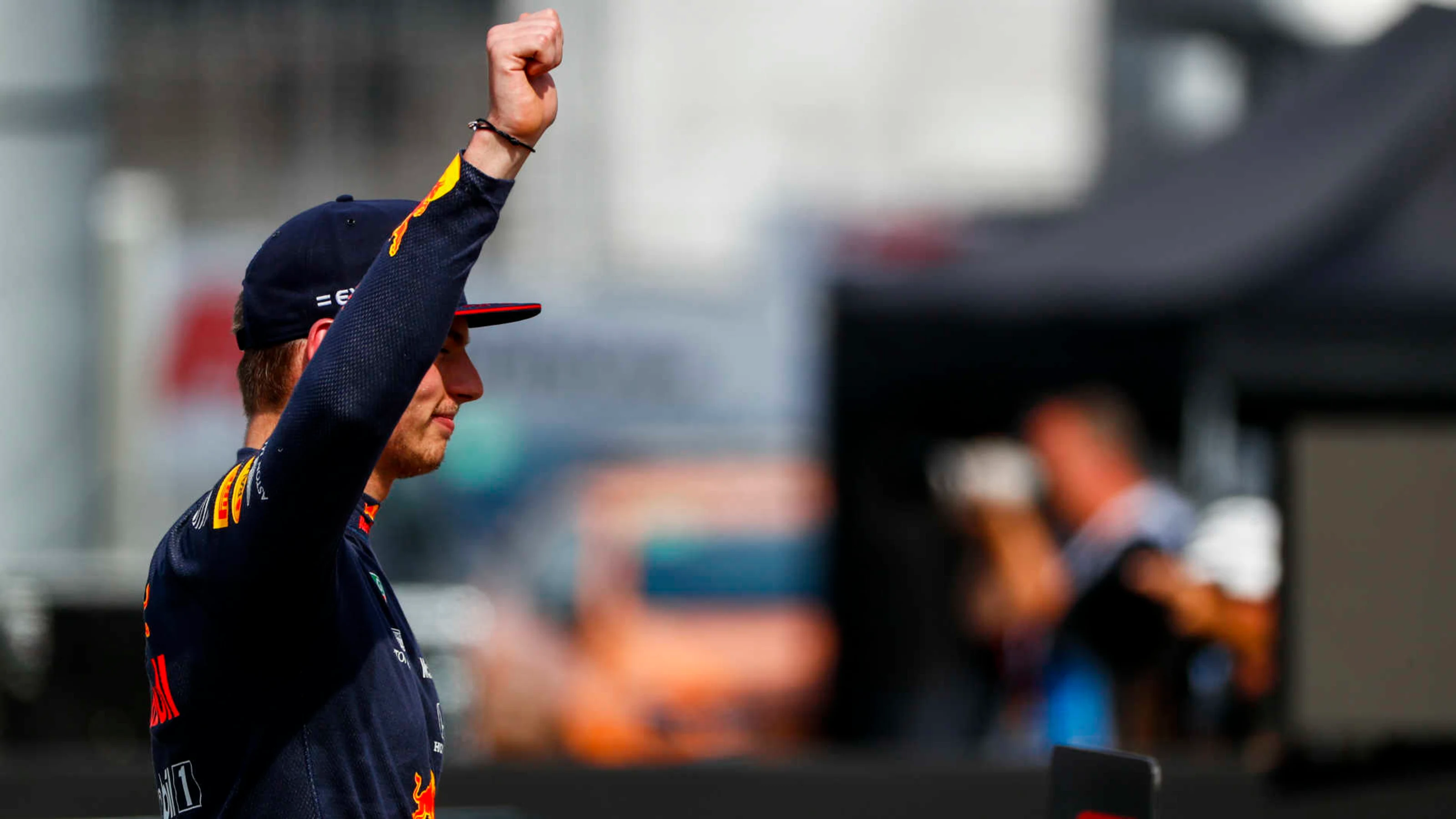 HOCKENHEIMRING, GERMANY - JULY 27: Max Verstappen, Red Bull Racing, on the grid after Qualifying