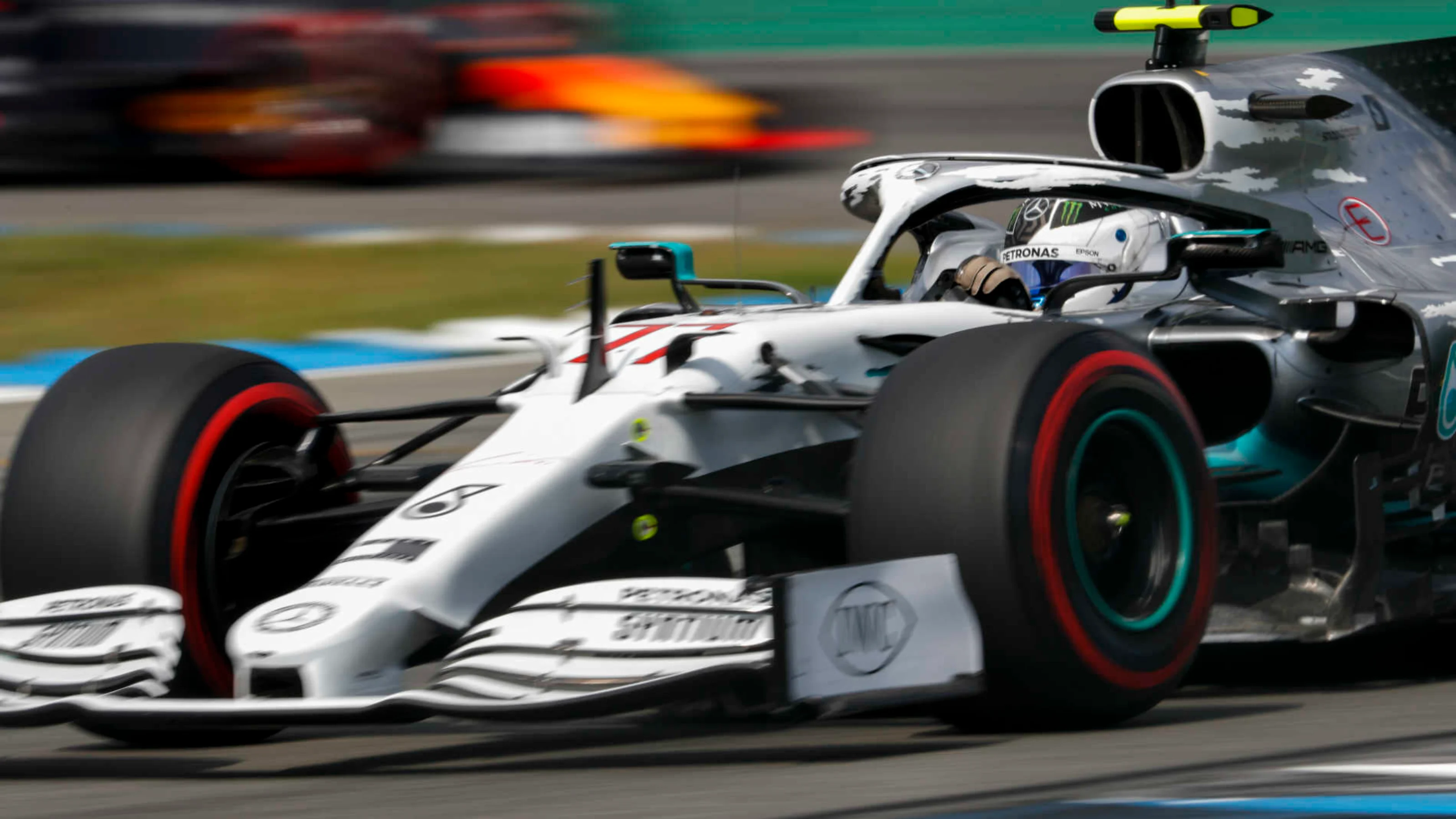 HOCKENHEIMRING, GERMANY - JULY 27: Valtteri Bottas, Mercedes AMG W10 during the German GP at