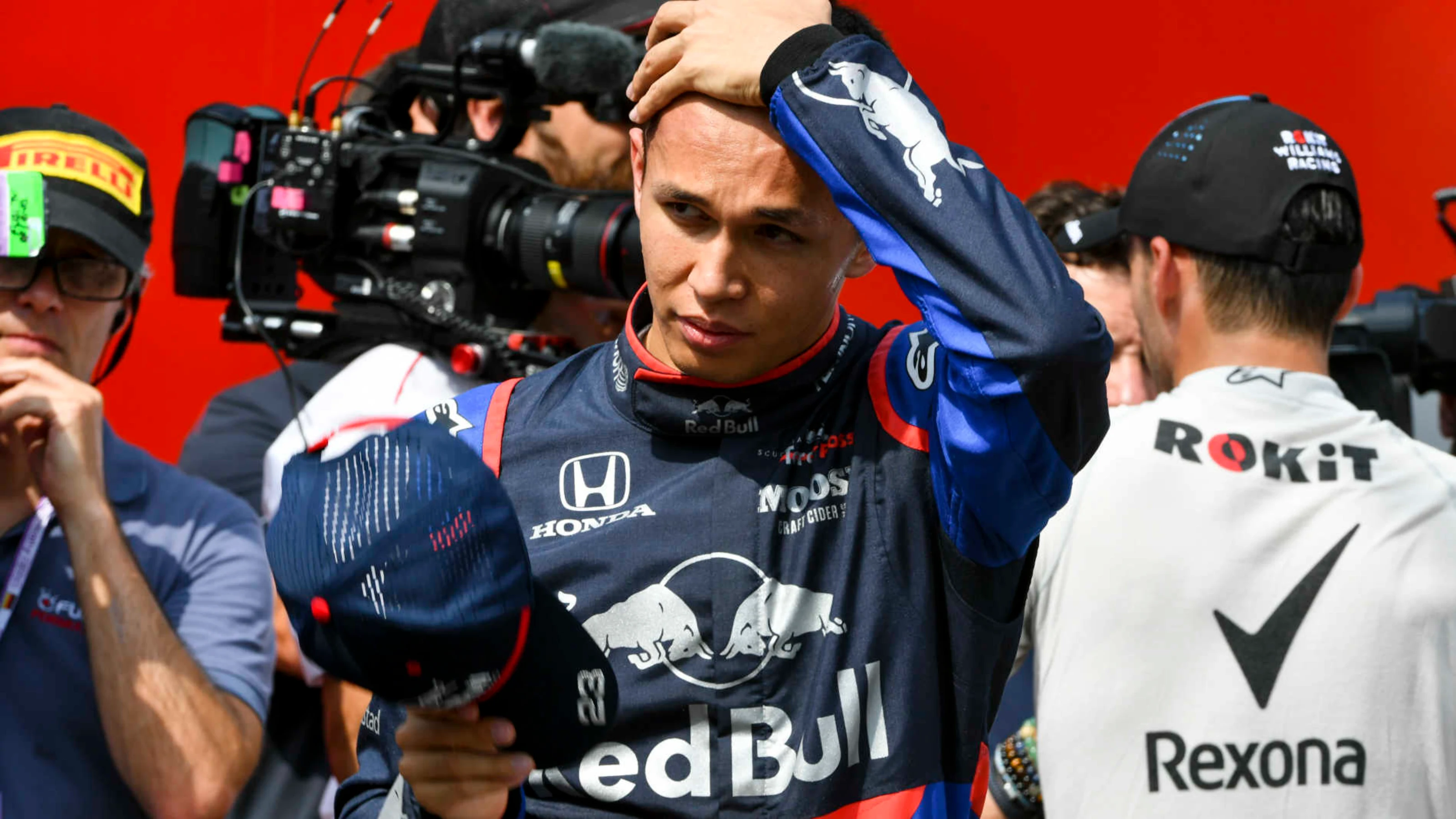 HOCKENHEIMRING, GERMANY - JULY 27: Alexander Albon, Toro Rosso during the German GP at