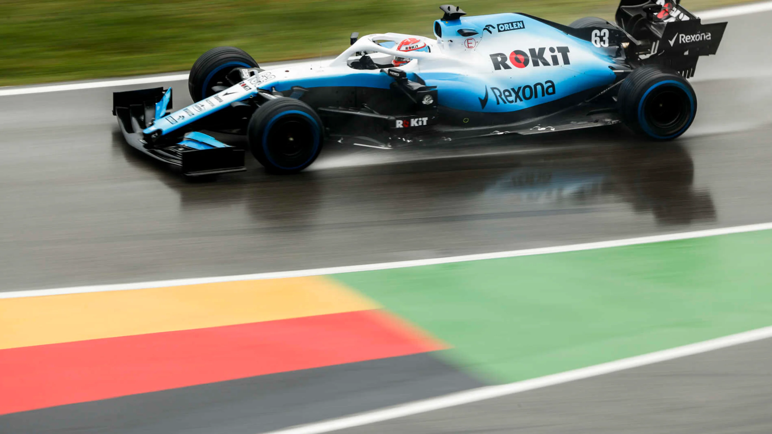 HOCKENHEIMRING, GERMANY - JULY 28: George Russell, Williams Racing FW42 during the German GP at