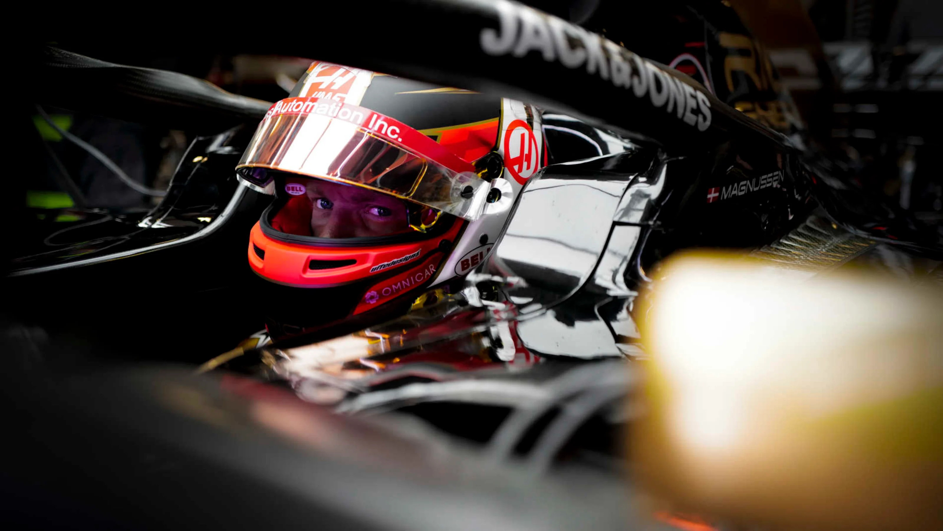 SILVERSTONE, UNITED KINGDOM - JULY 12: Kevin Magnussen, Haas F1 during the British GP at