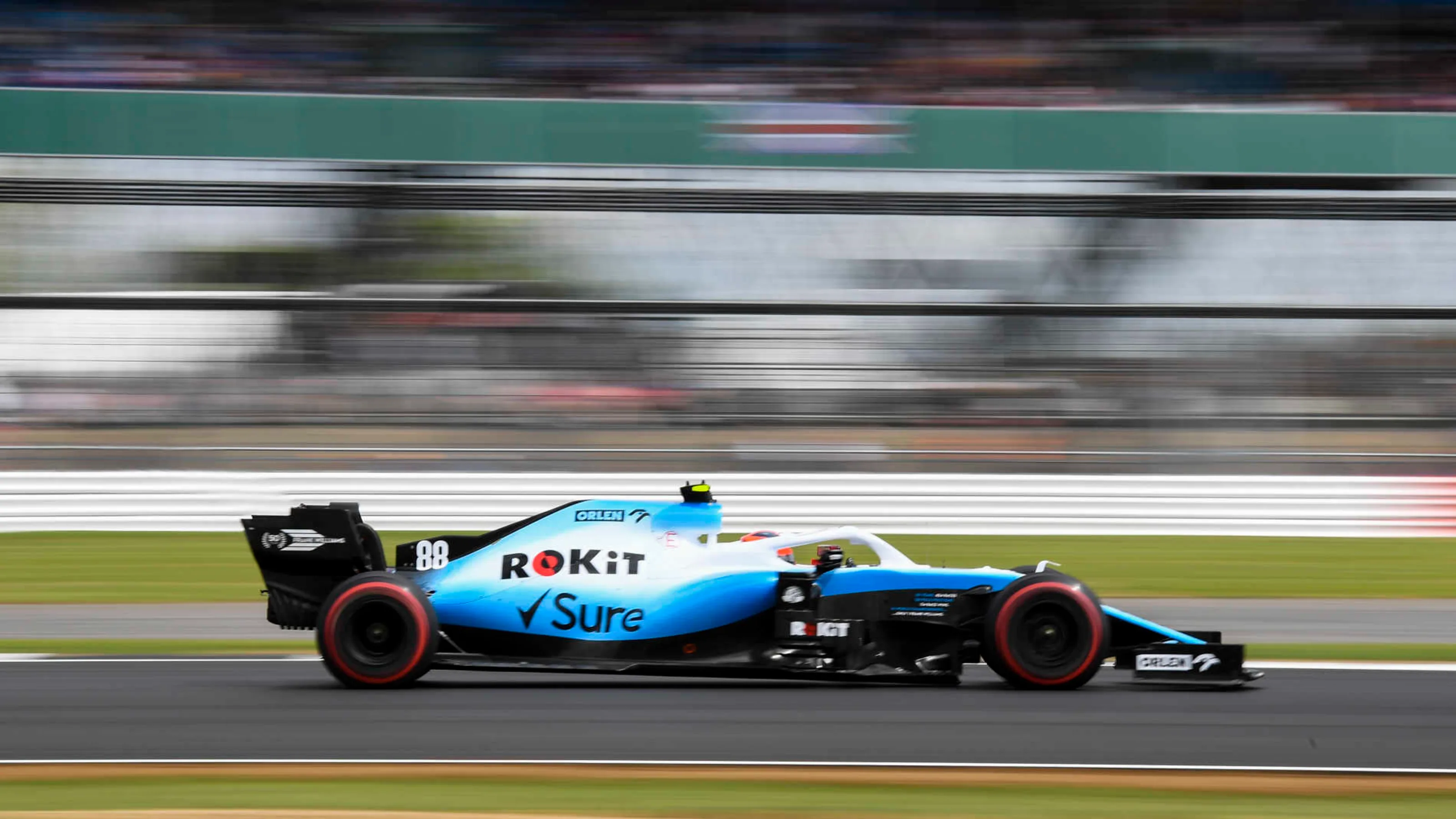 SILVERSTONE, UNITED KINGDOM - JULY 12: Robert Kubica, Williams FW42 during the British GP at