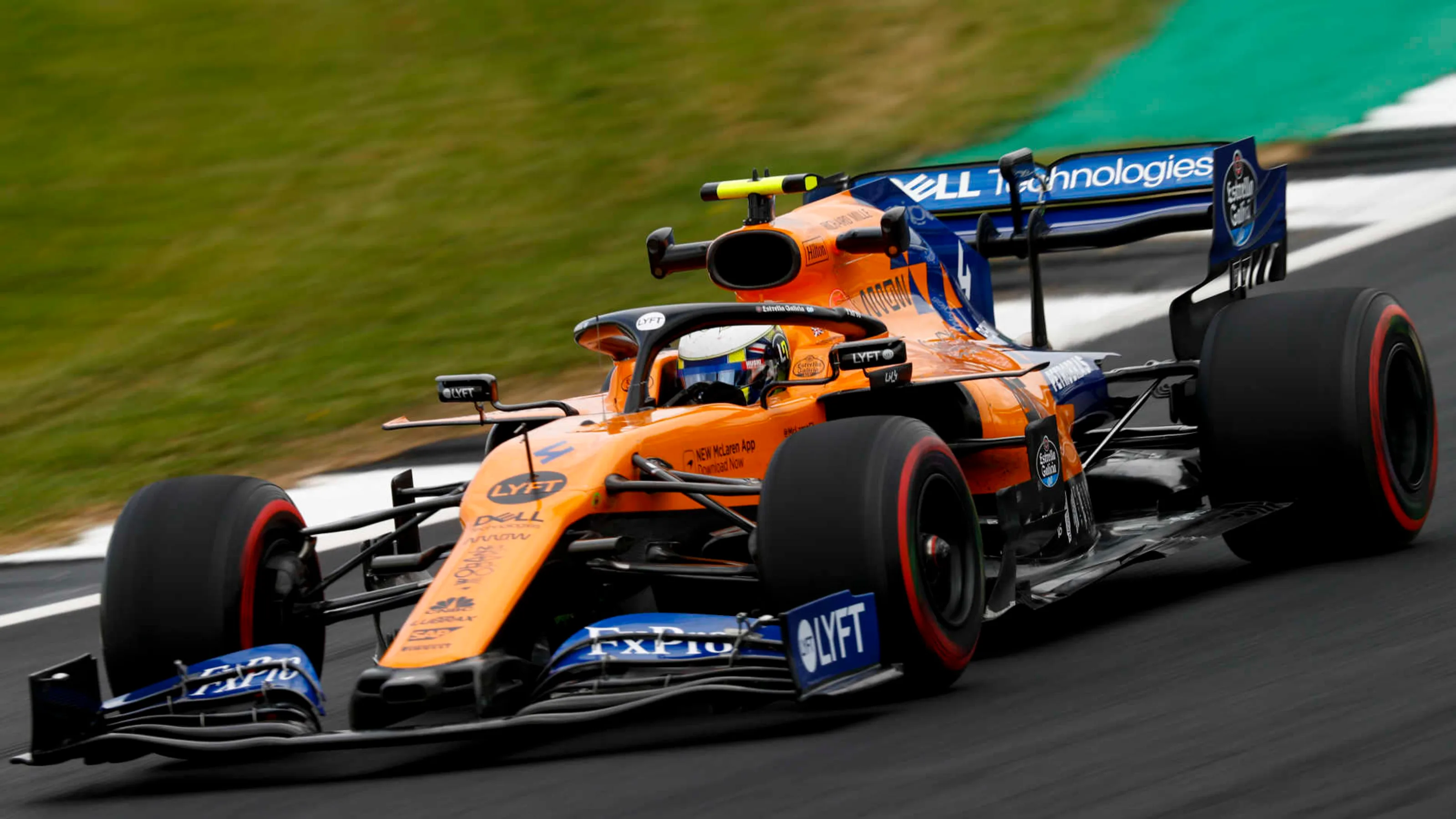 SILVERSTONE, UNITED KINGDOM - JULY 12: Lando Norris, McLaren MCL34 during the British GP at