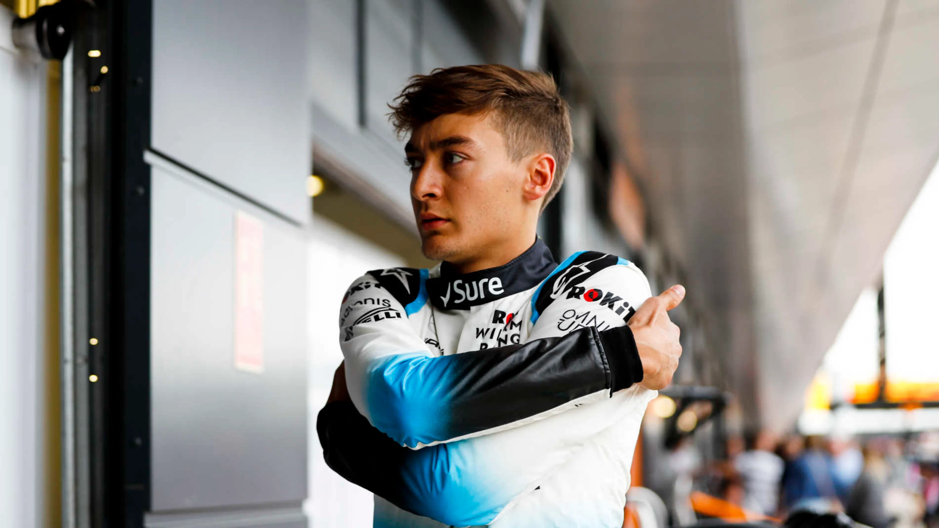SILVERSTONE, UNITED KINGDOM - JULY 13: George Russell, Williams Racing during the British GP at