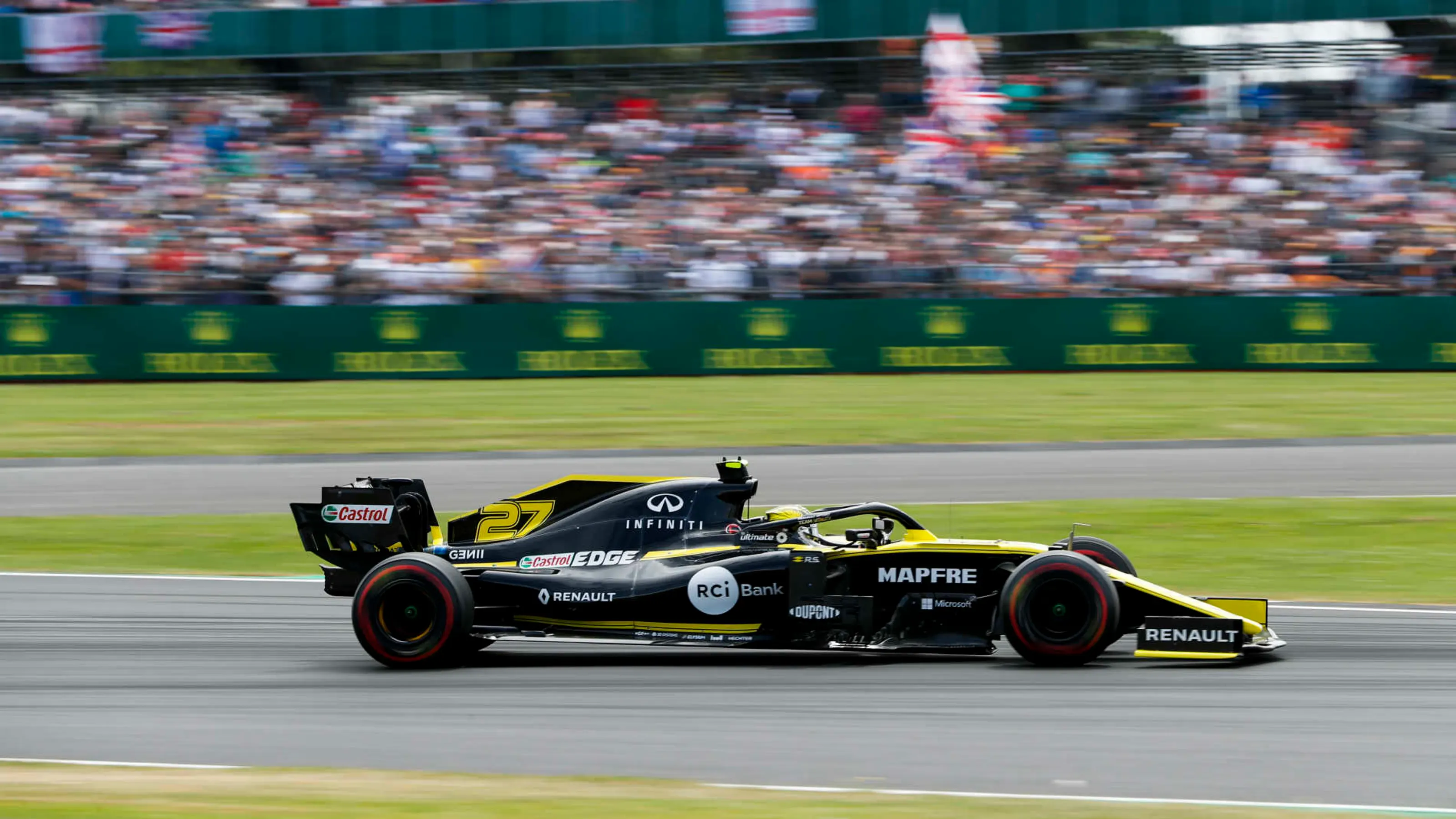 SILVERSTONE, UNITED KINGDOM - JULY 14: Nico Hulkenberg, Renault R.S. 19 during the British GP at