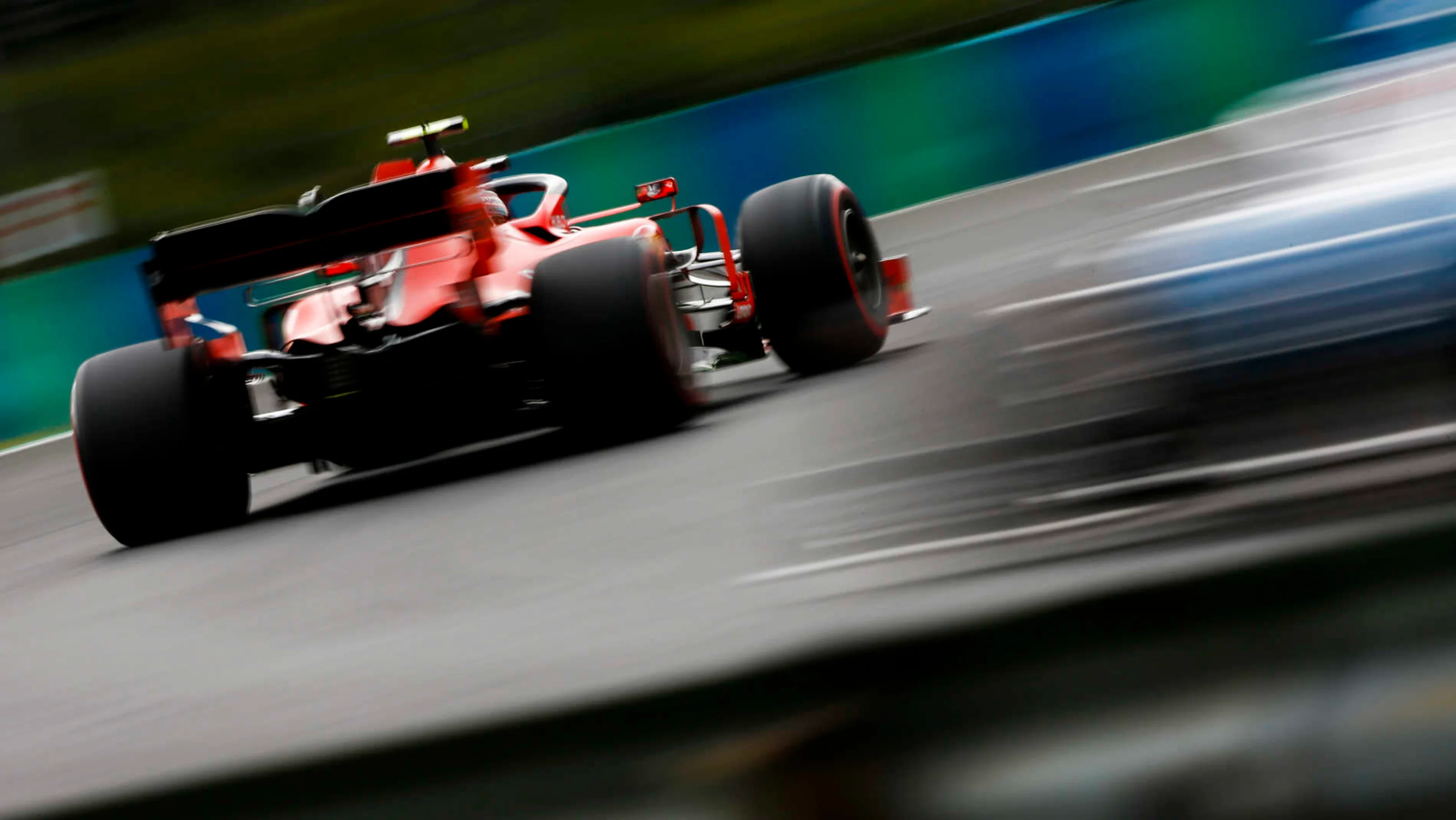 HUNGARORING, HUNGARY - AUGUST 02: Charles Leclerc, Ferrari SF90 during the Hungarian GP at