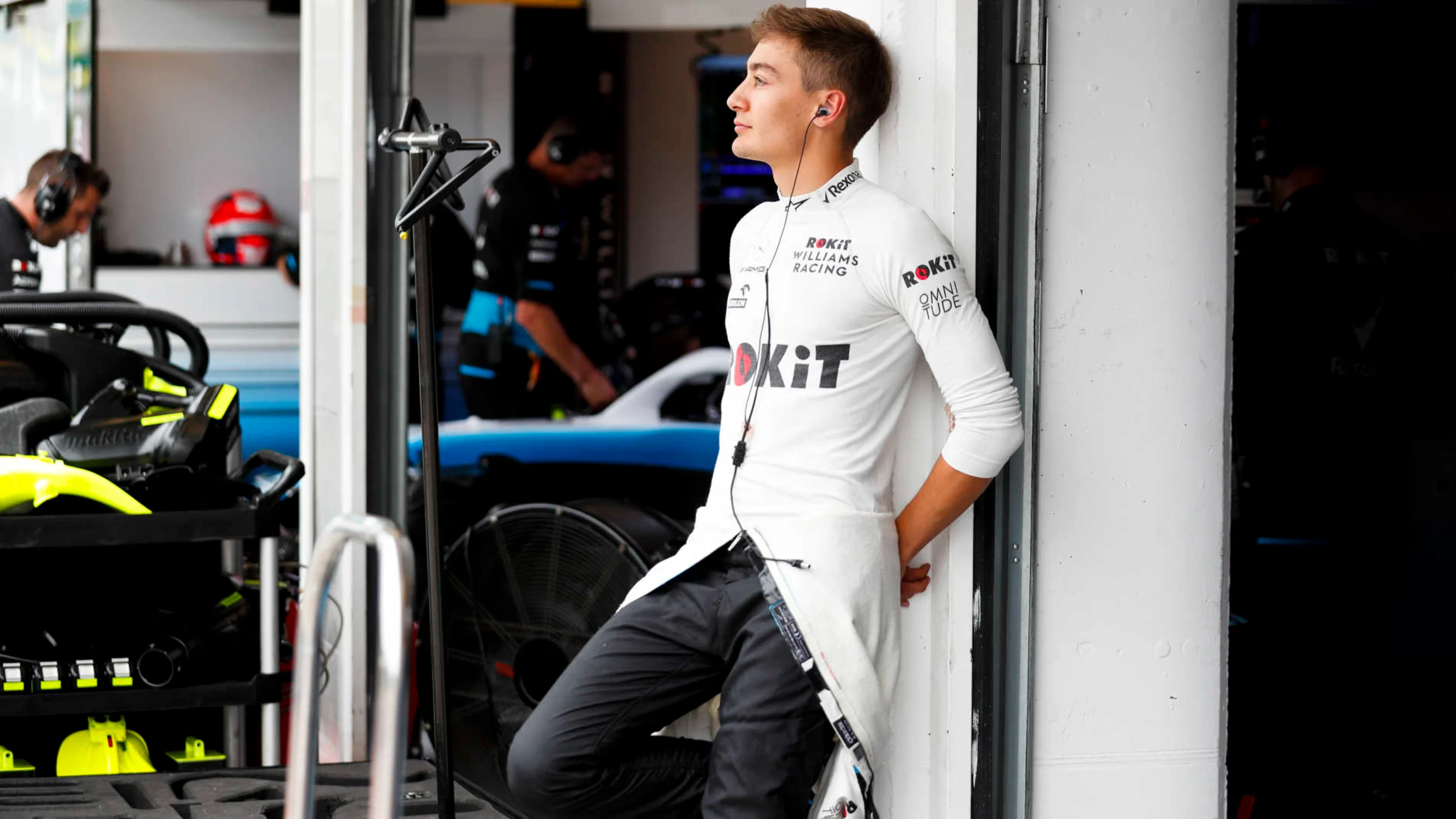 HUNGARORING, HUNGARY - AUGUST 02: George Russell, Williams Racing during the Hungarian GP at